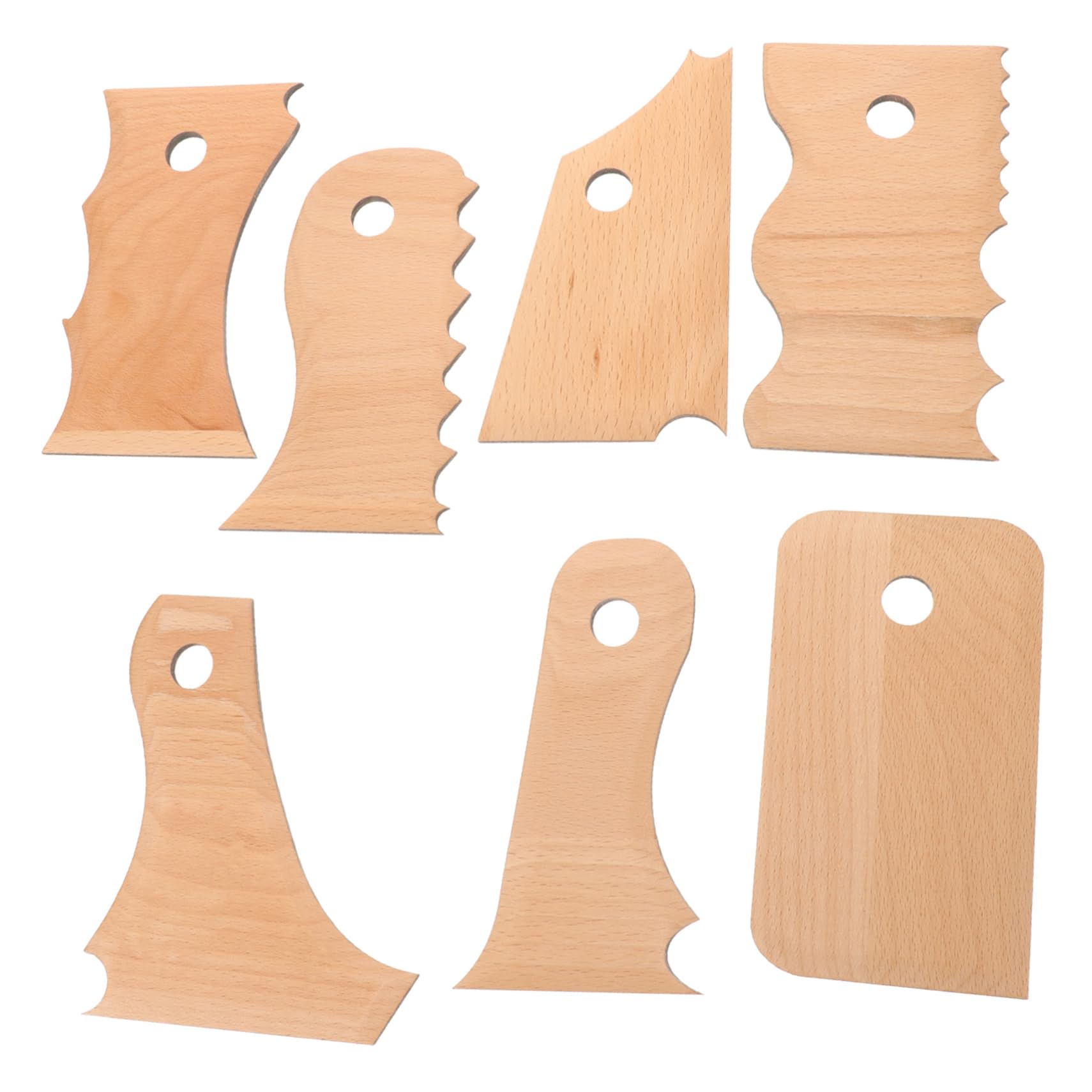 NUOBESTY 21piezas Herramientas De Escultura De Arcilla Herramientas Para Modelado y Recorte Kit De Utensilios De Madera Para Artistas y Principiantes