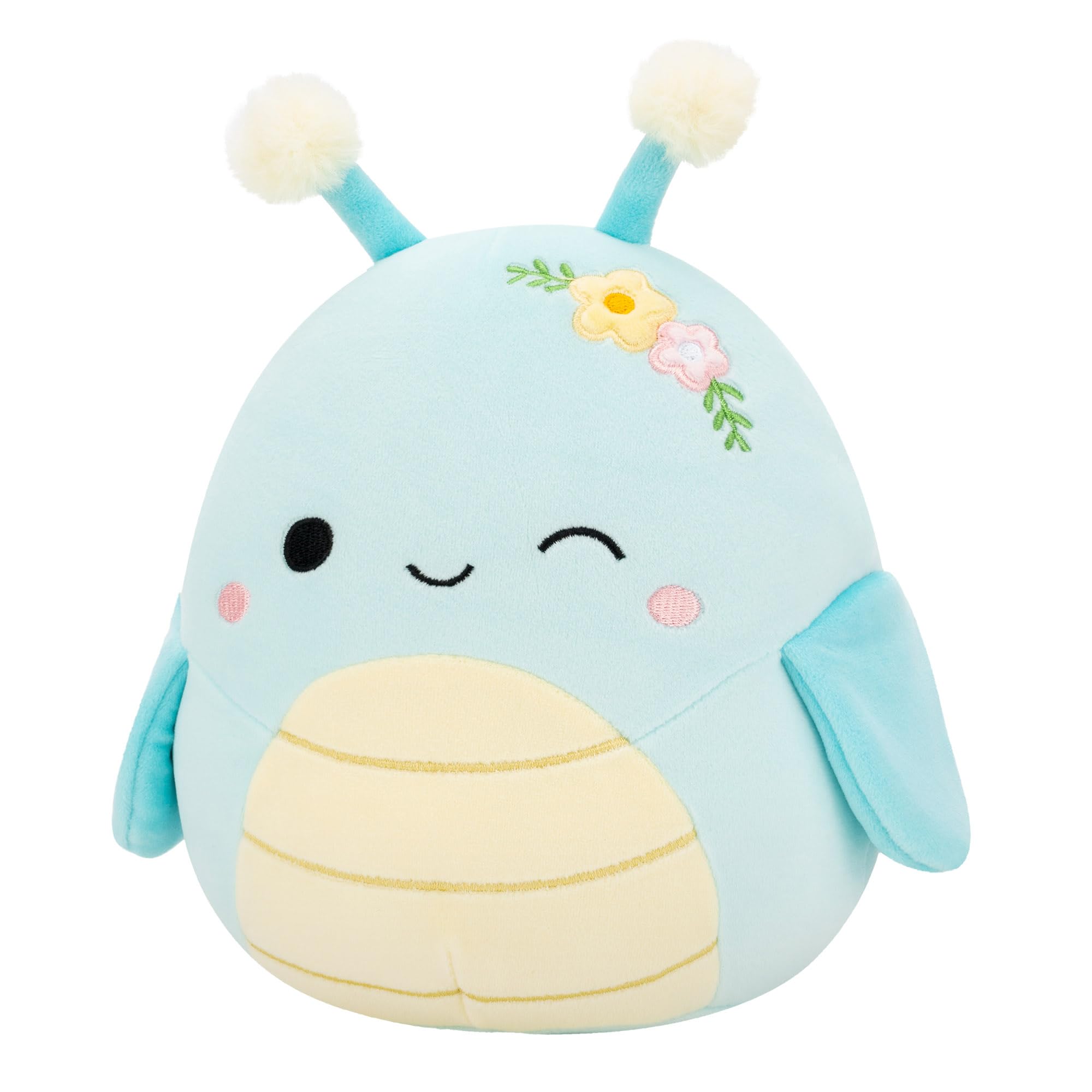Squishmallows Original 7.5-Inch Giles the Winking Blue Grasshopper, 7.5 inches - Image 3