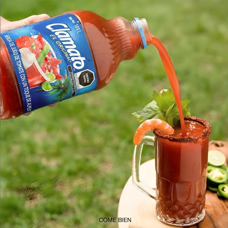 Clamato - Cóctel de tomate concentrado 2 uds x 1,8 L - Pack Promoo