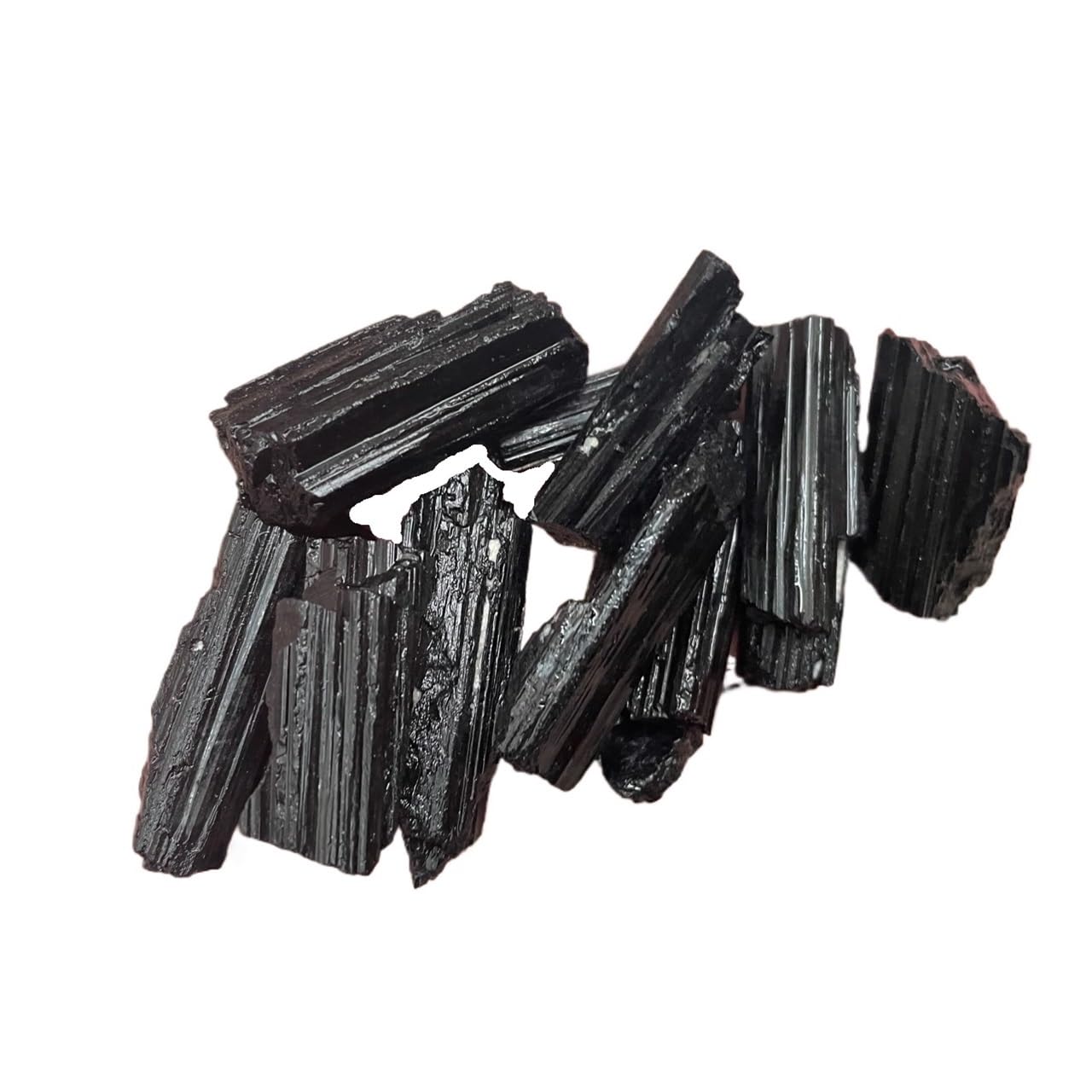 YLQUXEUV 100g/Pack 4-9mm Bulk Lot Rare Rough Black Tourmaline Raw Stone Quartz Crystal Gemstone