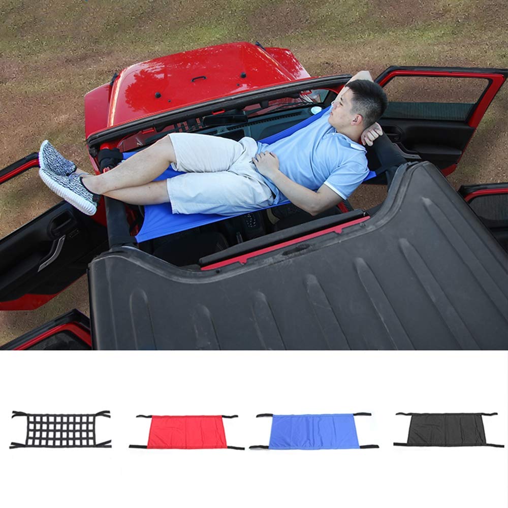 Blue Roof Waterproof Hammock Car Bed Rest for 19872017 Jeep Wrangler YJ TJ JK Car & Truck Parts