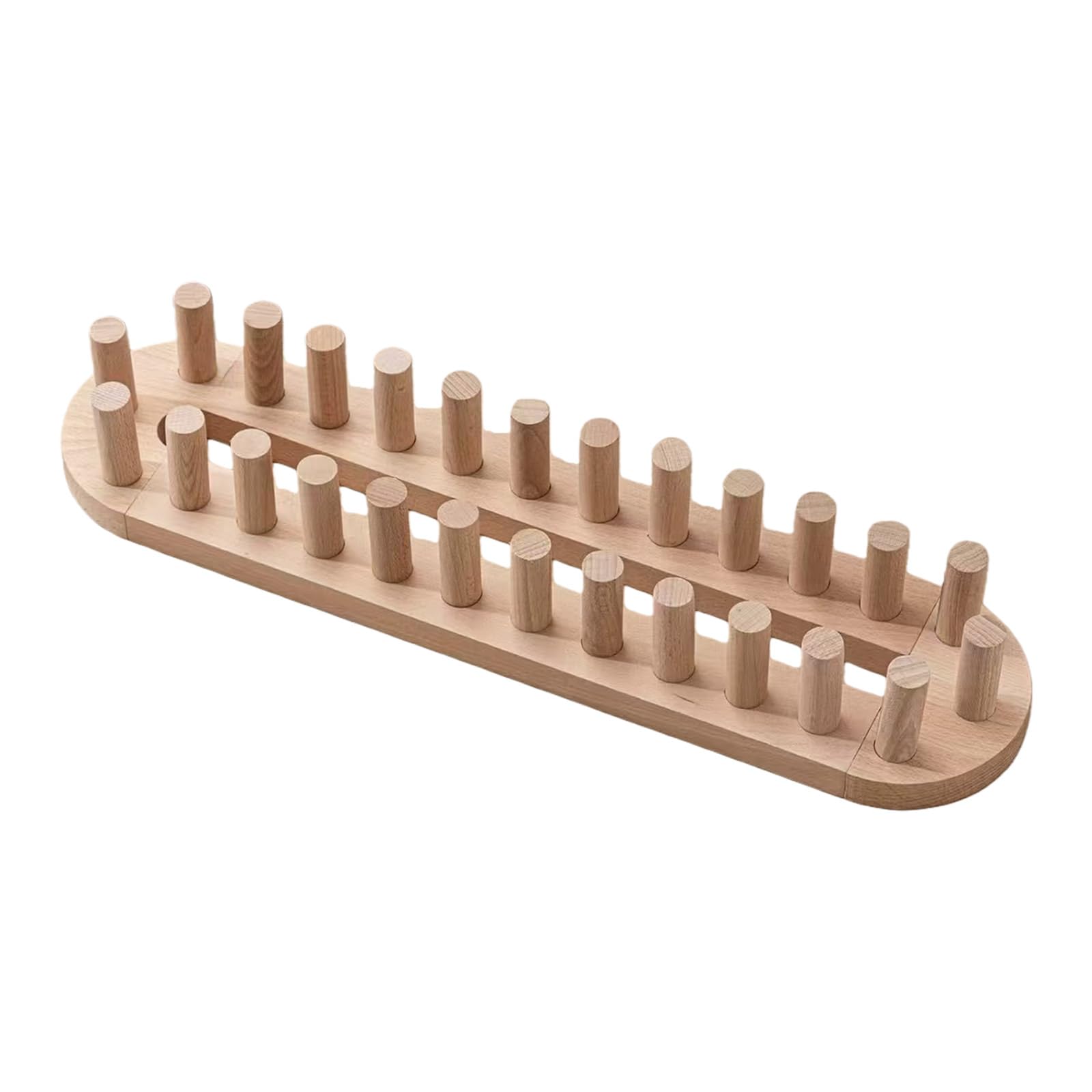 Piceioep Japanese Wood Yarn Knitting Frame Stand for Crafting and Crocheting Projects Knitting Spool Holders