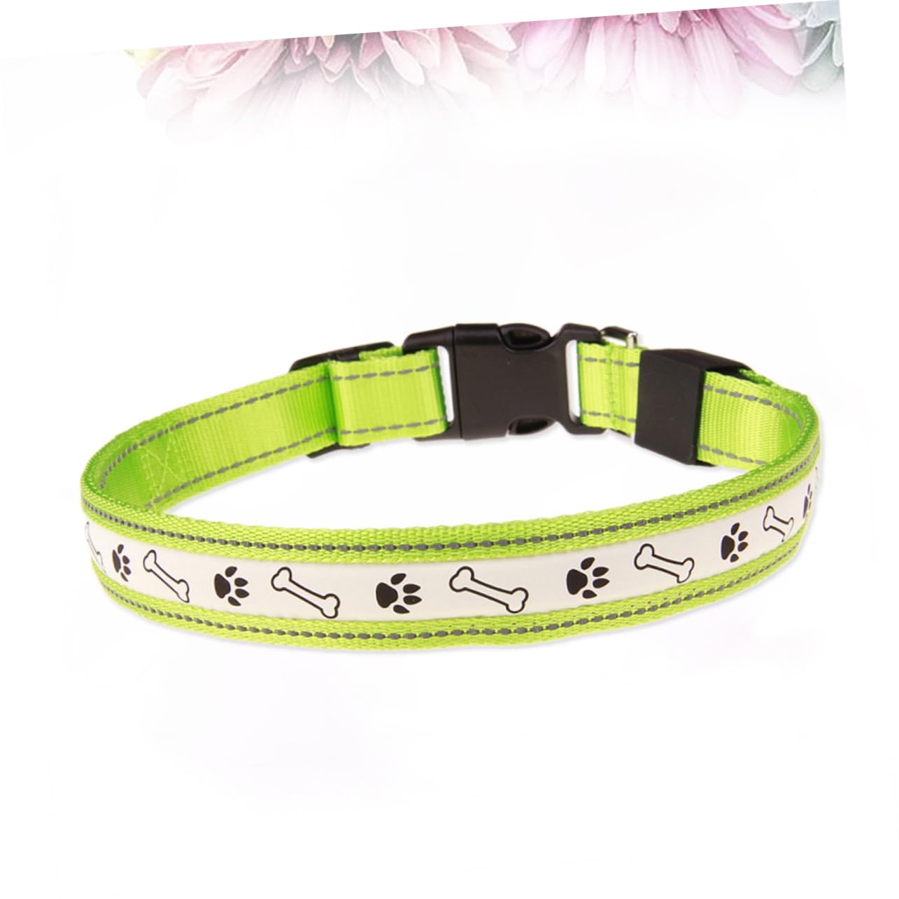 BESPORTBLE 2pièces Collier LED pour Chien Collier Lumineux Rechargeable USB pour Sécurité avec Design De Moyenne Vert