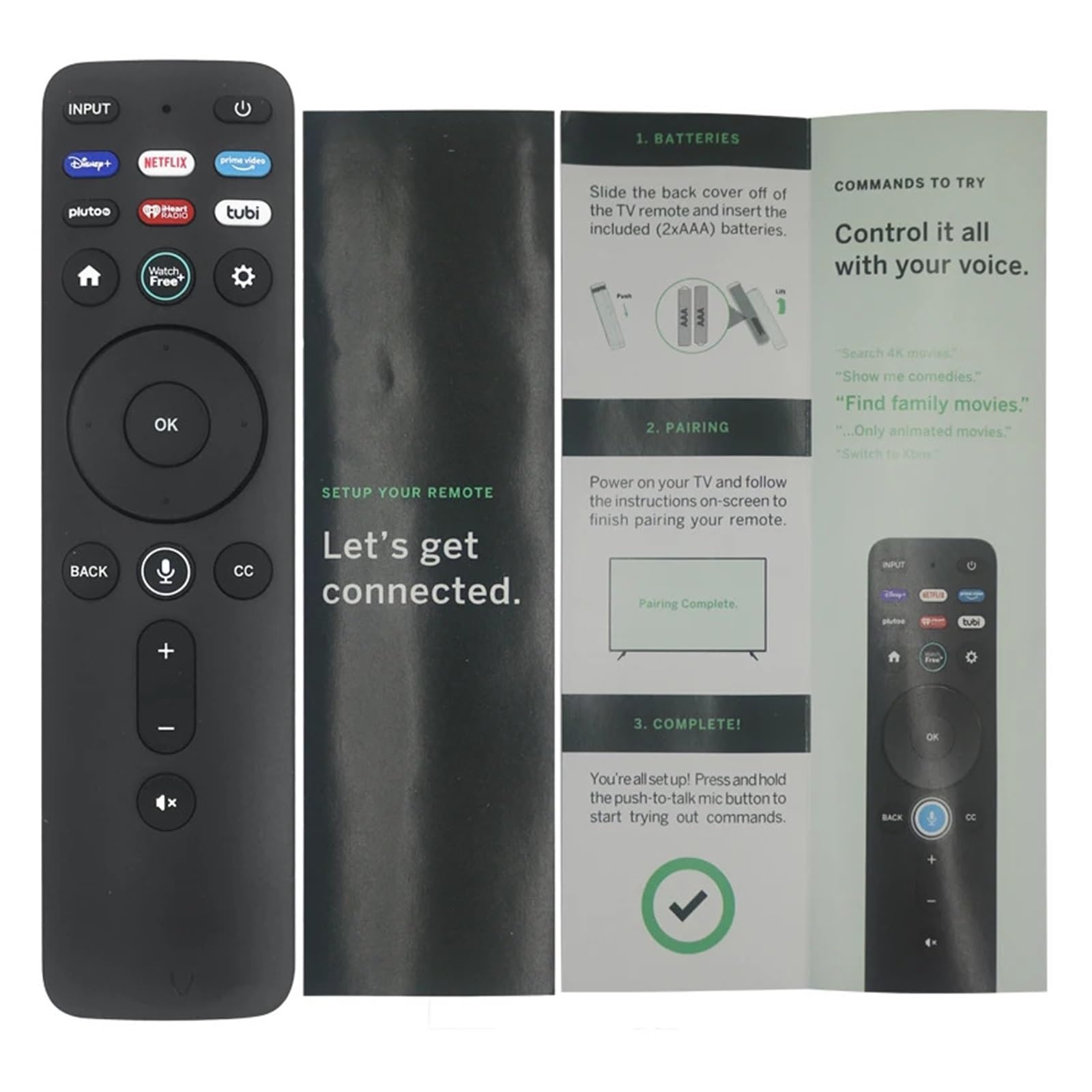 1PC oryginalny XRT260 398GM15BEVZY003K pilot głosowy do modeli telewizorów LED LCD VIZIO V655J04 V655J09 V705J03 V755J04 V435J01