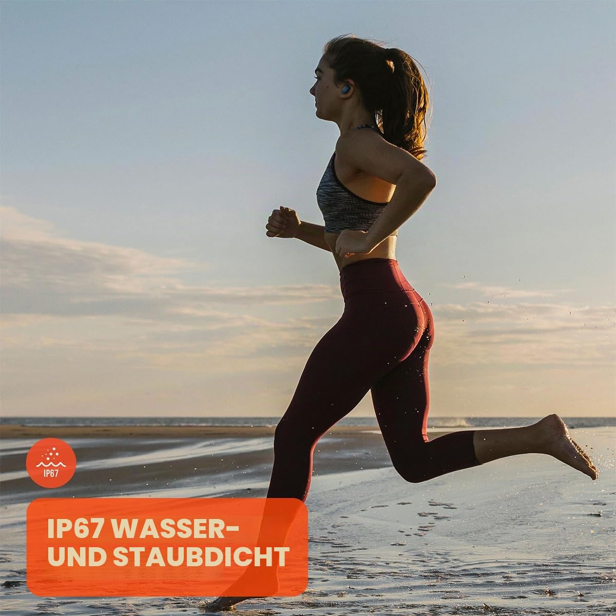 JBL Endurance Race TWS – wasserdichte, kabellose Sport-Kopfhörer, JBL Reiner Bass-Sound, bis zu 30 Stunden Akkulaufzeit, IP67 wasserdicht und staubdicht, Umgebungsbewusst & TalkThru (schwarz)