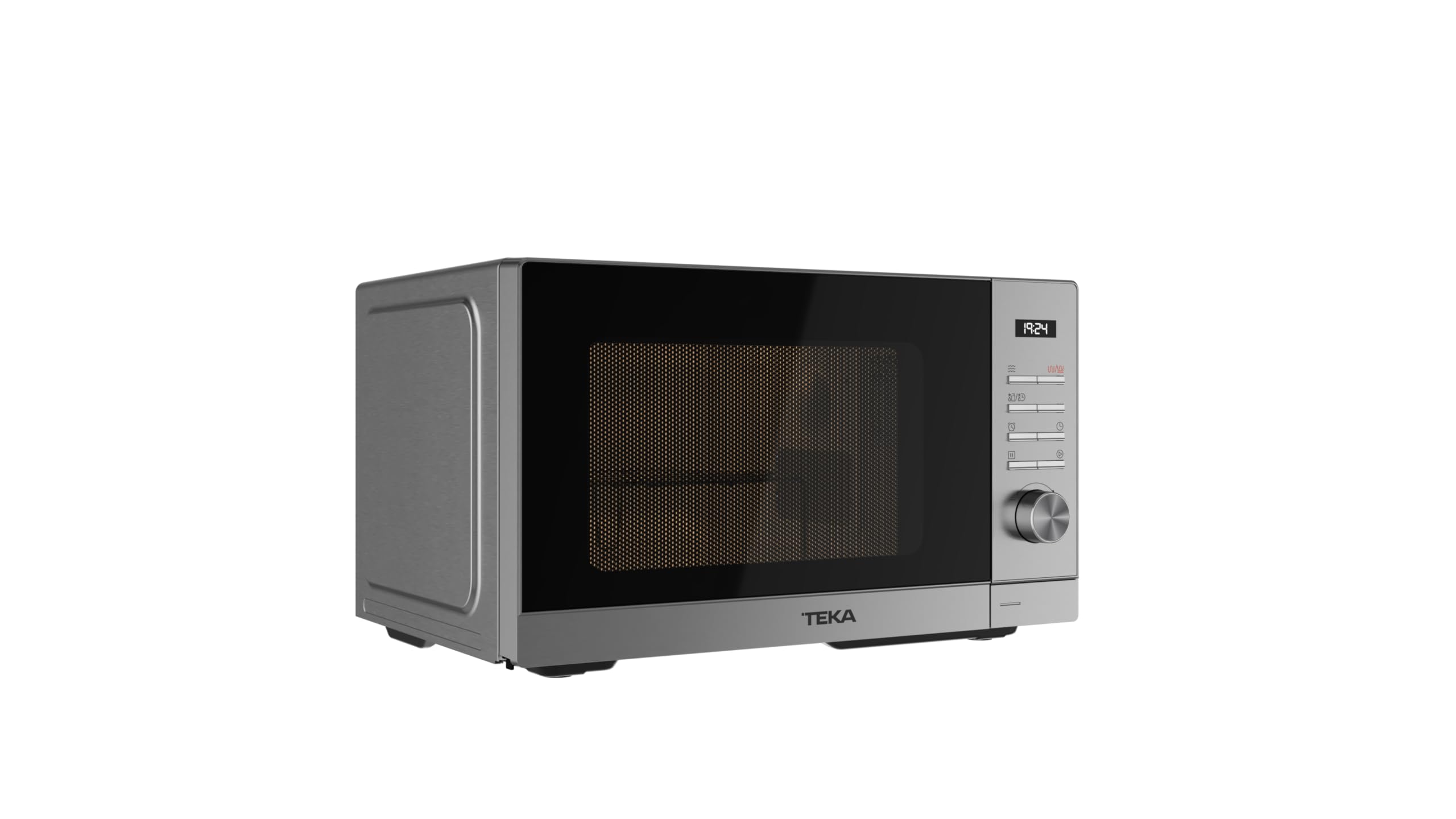TEKA Microondas de Libre Instalación con Grill, Capacidad 25 L, 5 Niveles de Potencia, 900 W, Interior Pintado, Modelo MWE FS25 G SS