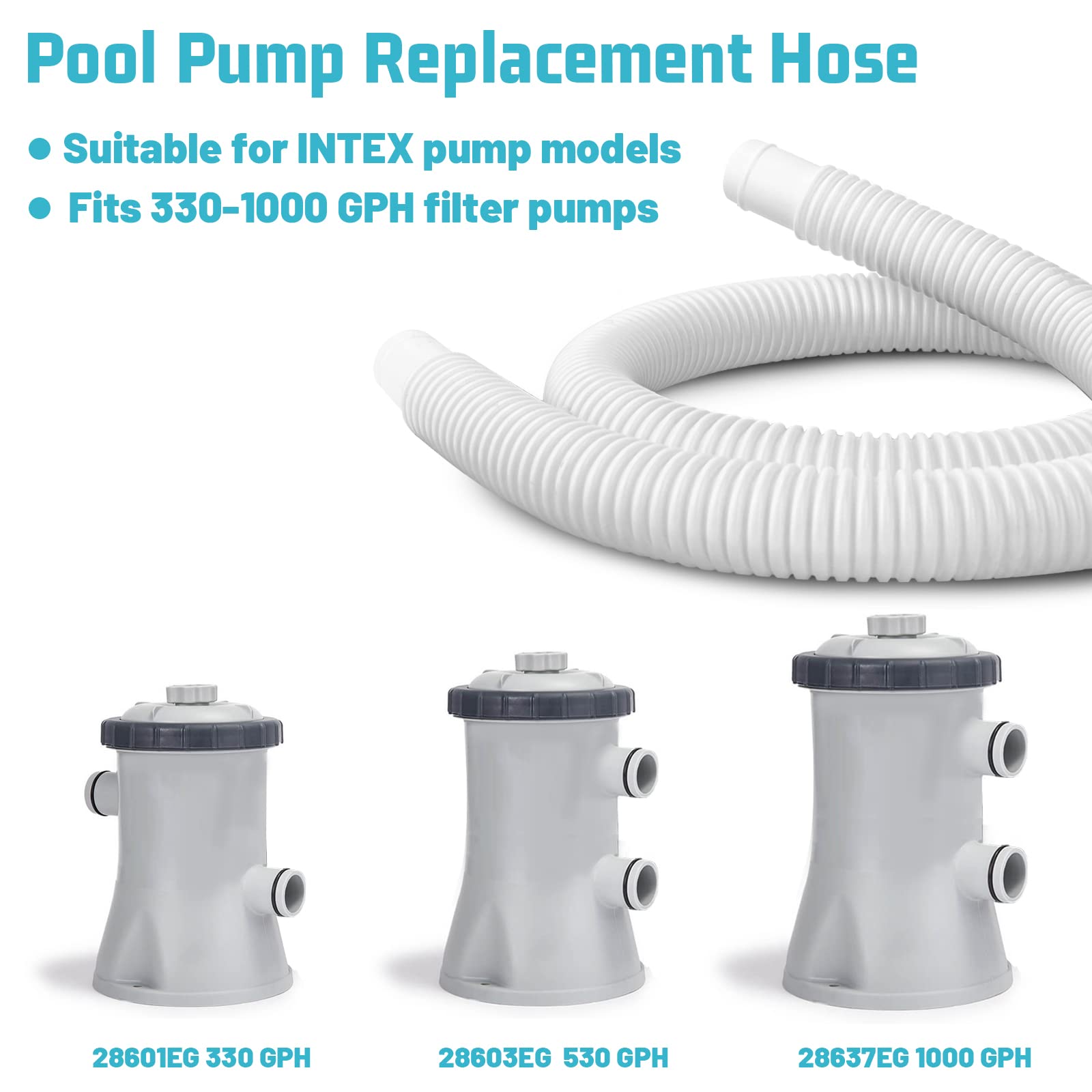 スーパーセルム　アタッチメント　ホース Amazon.co.jp: Intexフィルターポンプ用1.25インチプールホース
