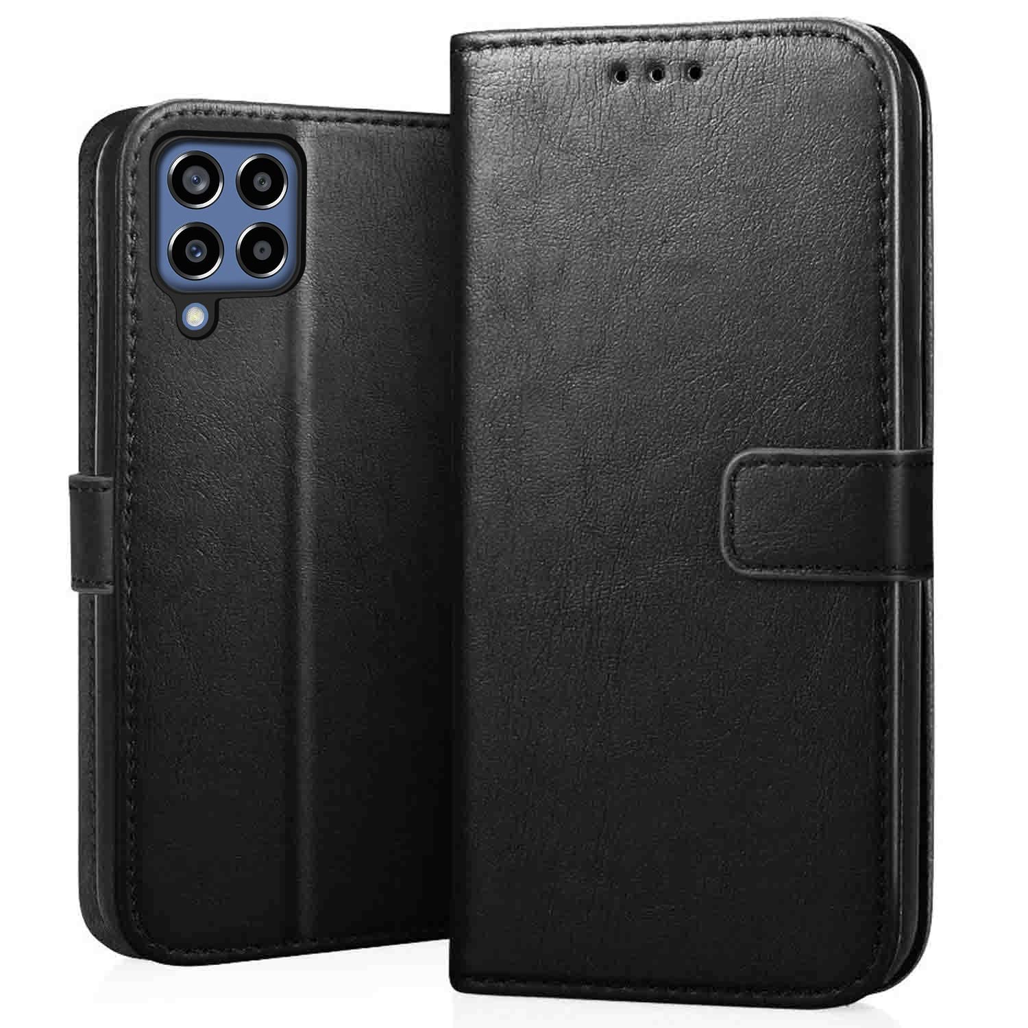 CEDO Samsung Galaxy M53 (5G) Flip Cover | Leather Finish | Inside Pockets & Inbuilt Stand | Shockproof Wallet Style Magnetic Closure Back Case Flipcover (Brown) (B0B3RYNC1T) Amazon Price History, Amazon Price Tracker