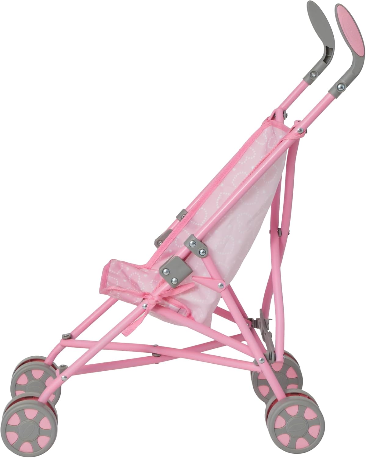 Madame Alexander Doll Accessories, Umbrella Stroller, Pink Hearts image 3