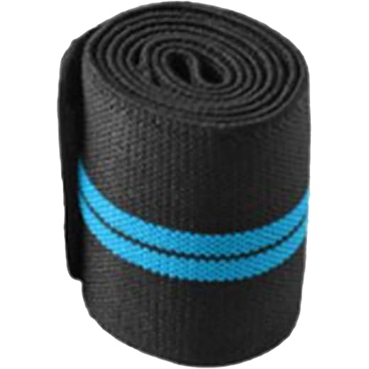 THE STYLE SUTRA Elbow Wrap Weightlifting Elbow Support for Pull up Bar Training Sports Blue