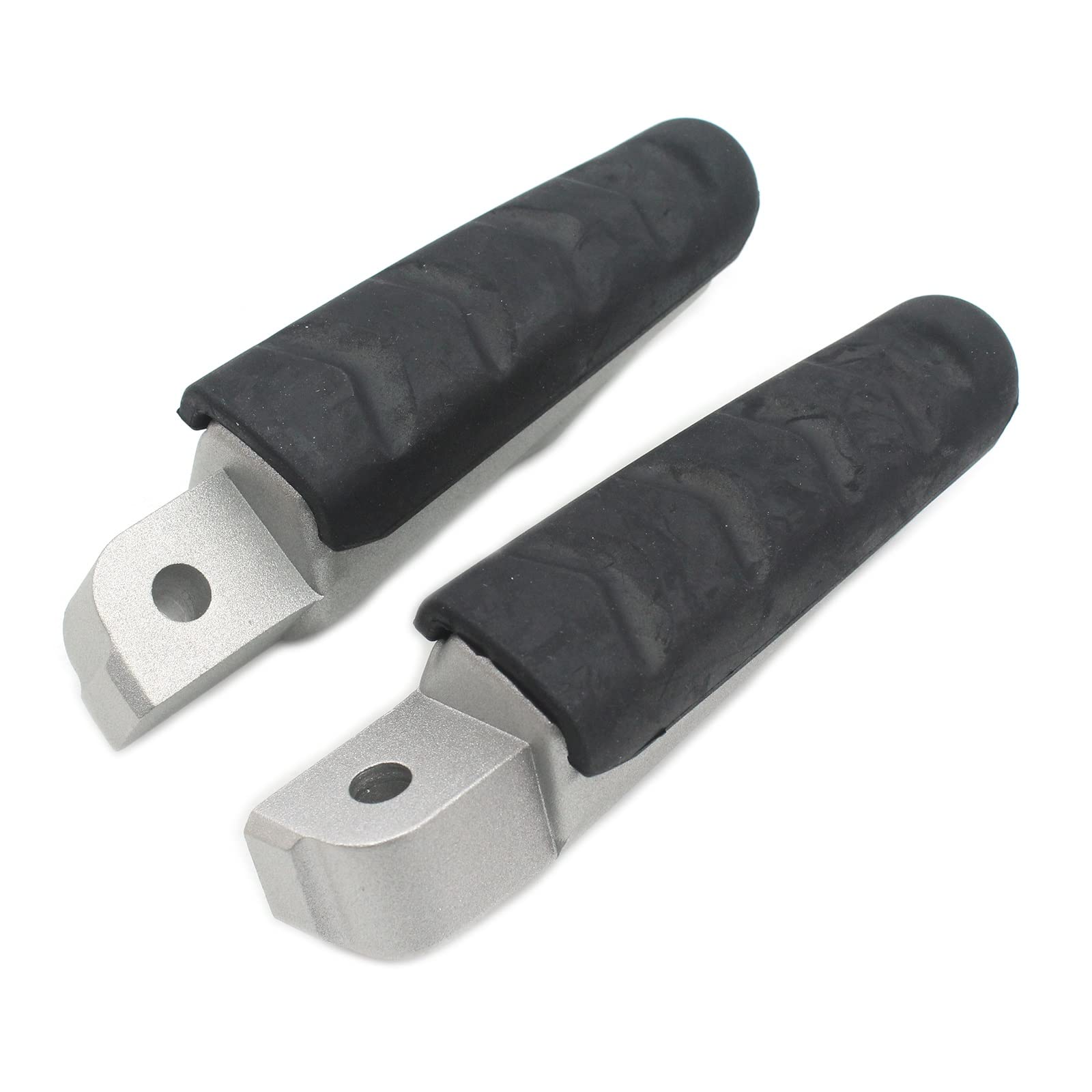 Estriberas Ancho para BMW para R NineT 2014 2015 2016 2017 2018 2019 2020 Estriberas Estriberas Moto Goma Aluminio Posterior Pedales Reposapiés Reposapiés Trasero (Color : Schwarz)