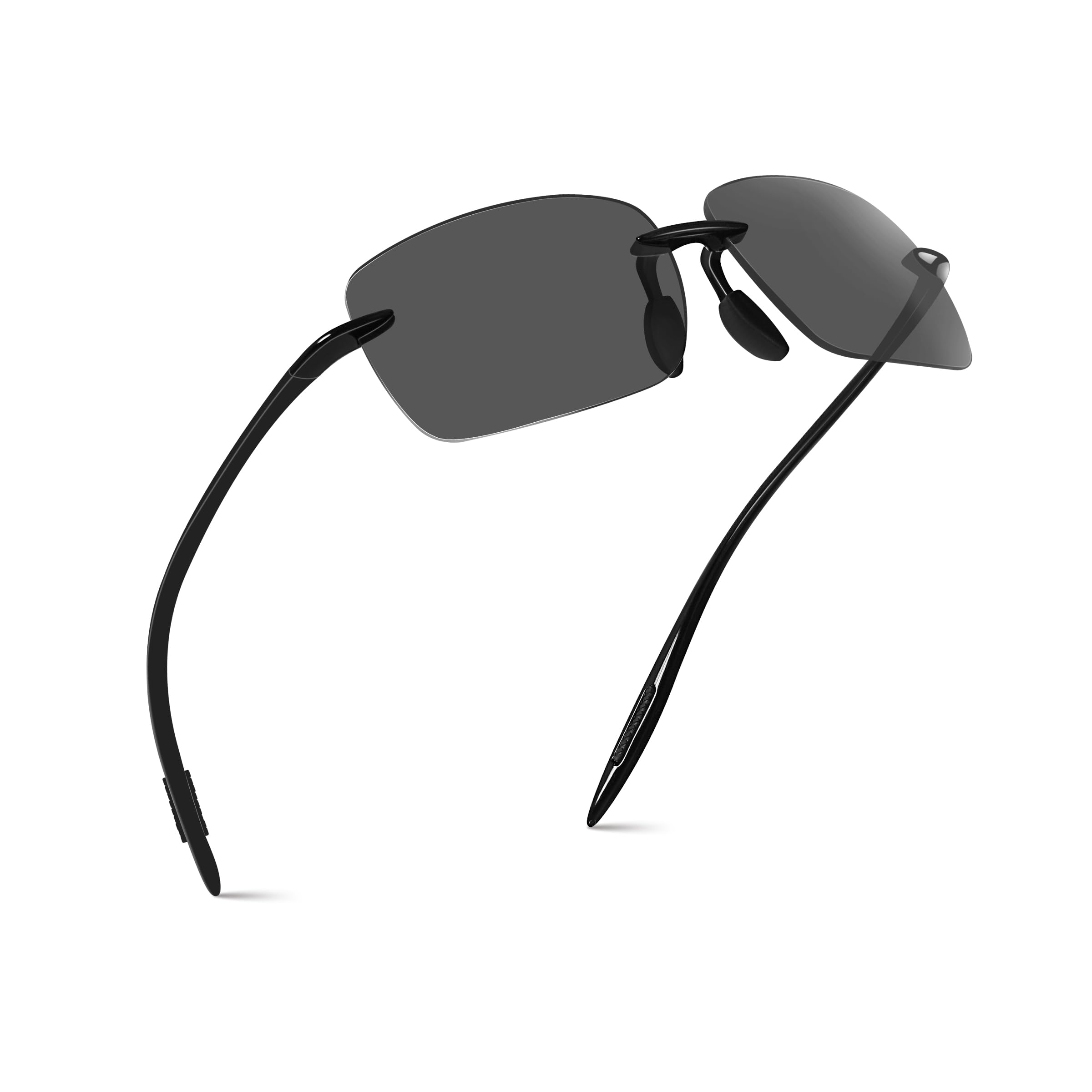 Frameless Sunglasses for Men, Rimless Sunglasses for Men with UV400 Protection, Lightweight and Durable Polarized Sunglasses Men, Lentes para Hombre for Running, Fishing, Golf, Surf, Driving, Cycling