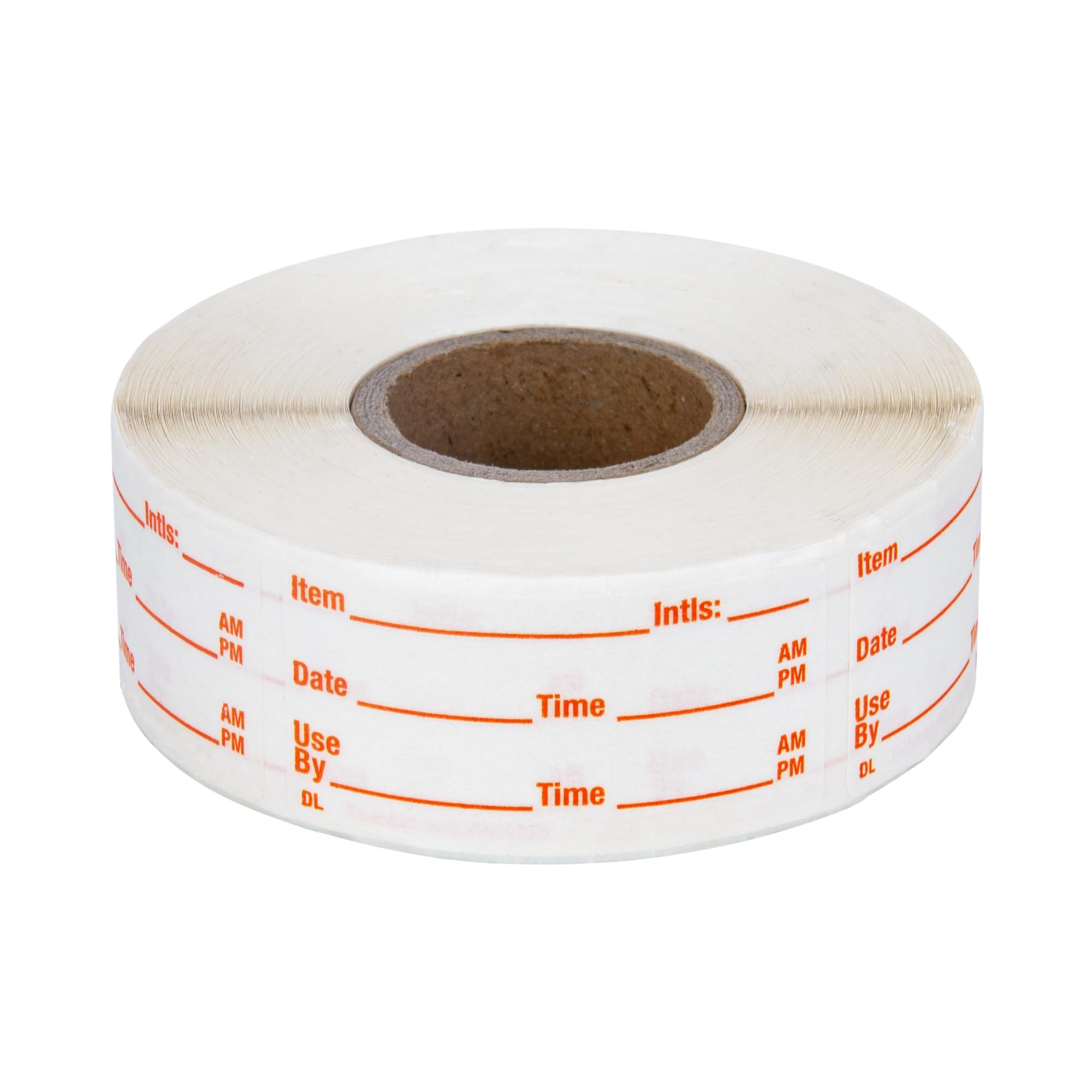 L LIKED Dissolvable Labels Easy Peel Off - Frozen Food Labels Stickers That Leave No Sticky Residue After Use 2.54x5.08cm (1 x 2 Inch), 500 Pack, Red