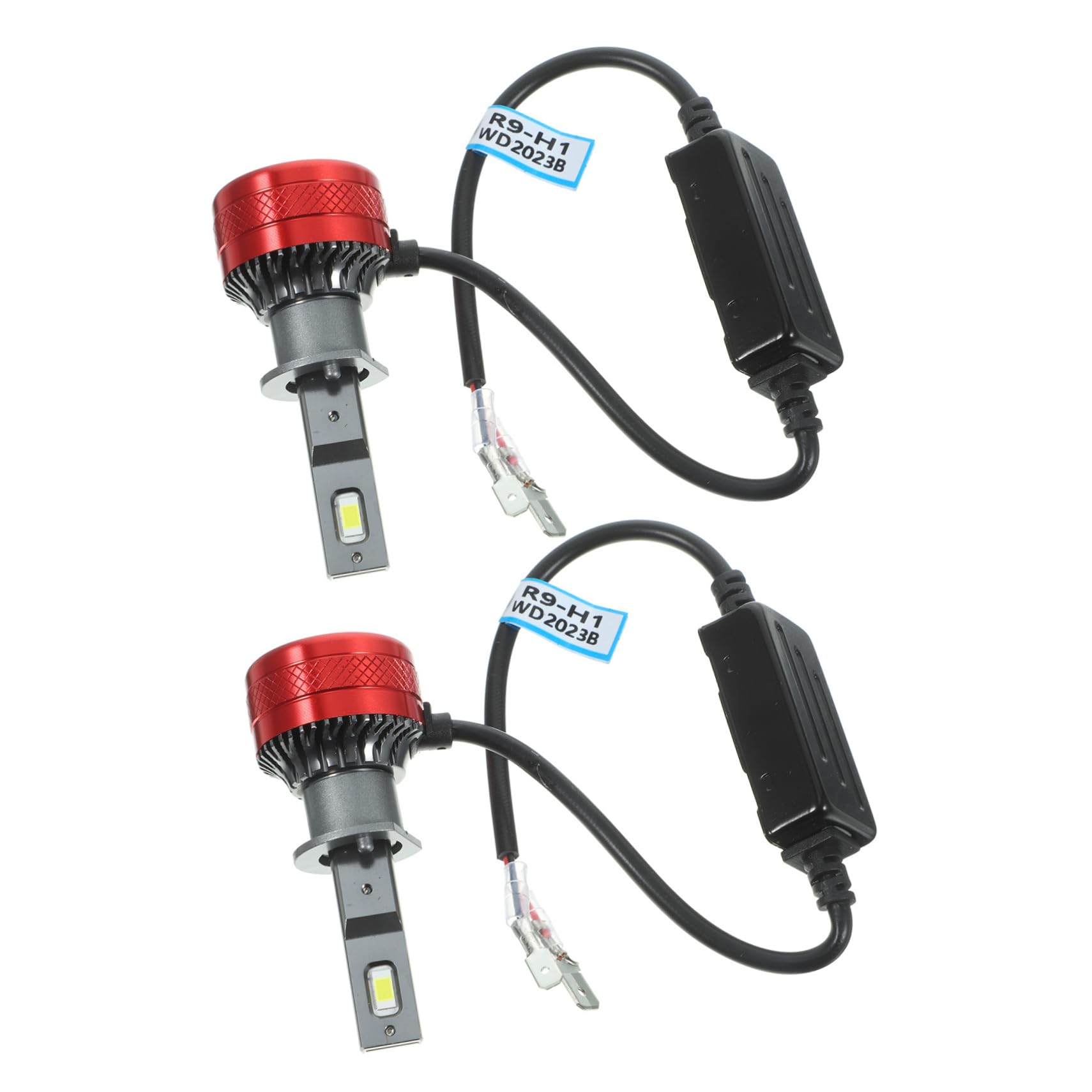 SOLUSTRE Bombilla de Luz de Cruce para Coche H1 LED Máxima Luminosidad y Disipación de Calor de Aluminio, Adecuado para Faros Delanteros y Conducción Segura