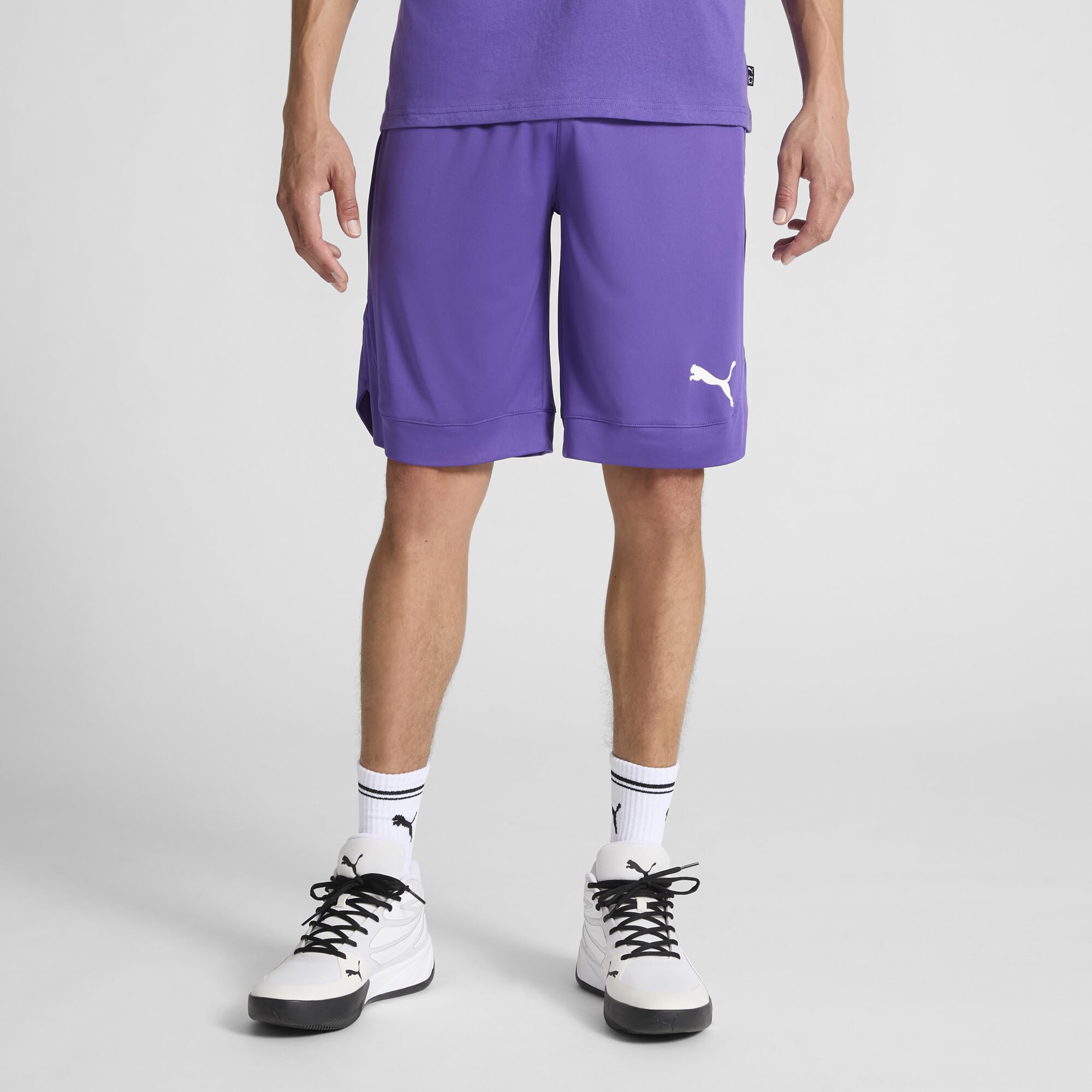 PUMA Rtg Shiny Fabric 10" Shorts (Available In Big & Tall) - Shorty Mężczyźni