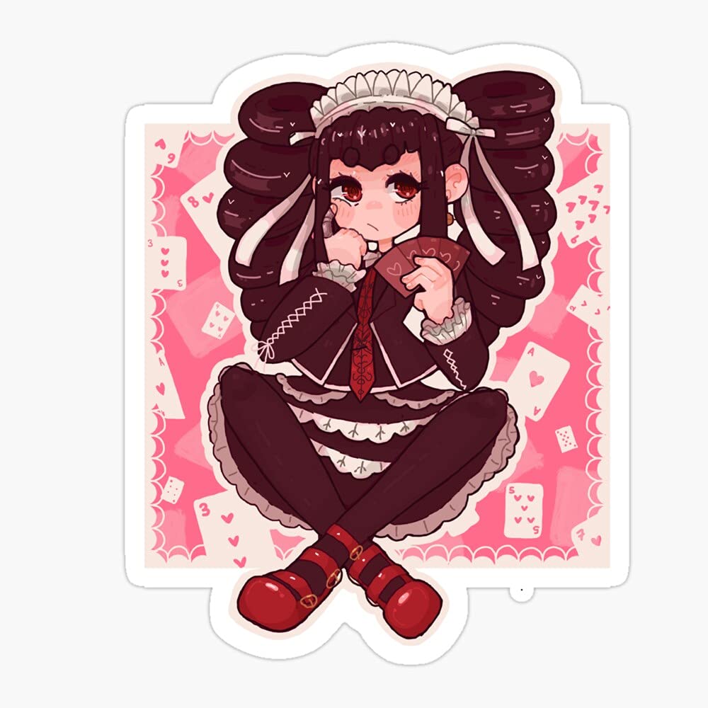 Amazon.com: Junko Celestia Cute Ludenberg Danganronpa Drv3 Games Anime PCS  Cute Vsco Vinyl Aesthetic Waterproof Stickers Laptop Hydroflask Skateboard  Computer Stickers, White : Electronics
