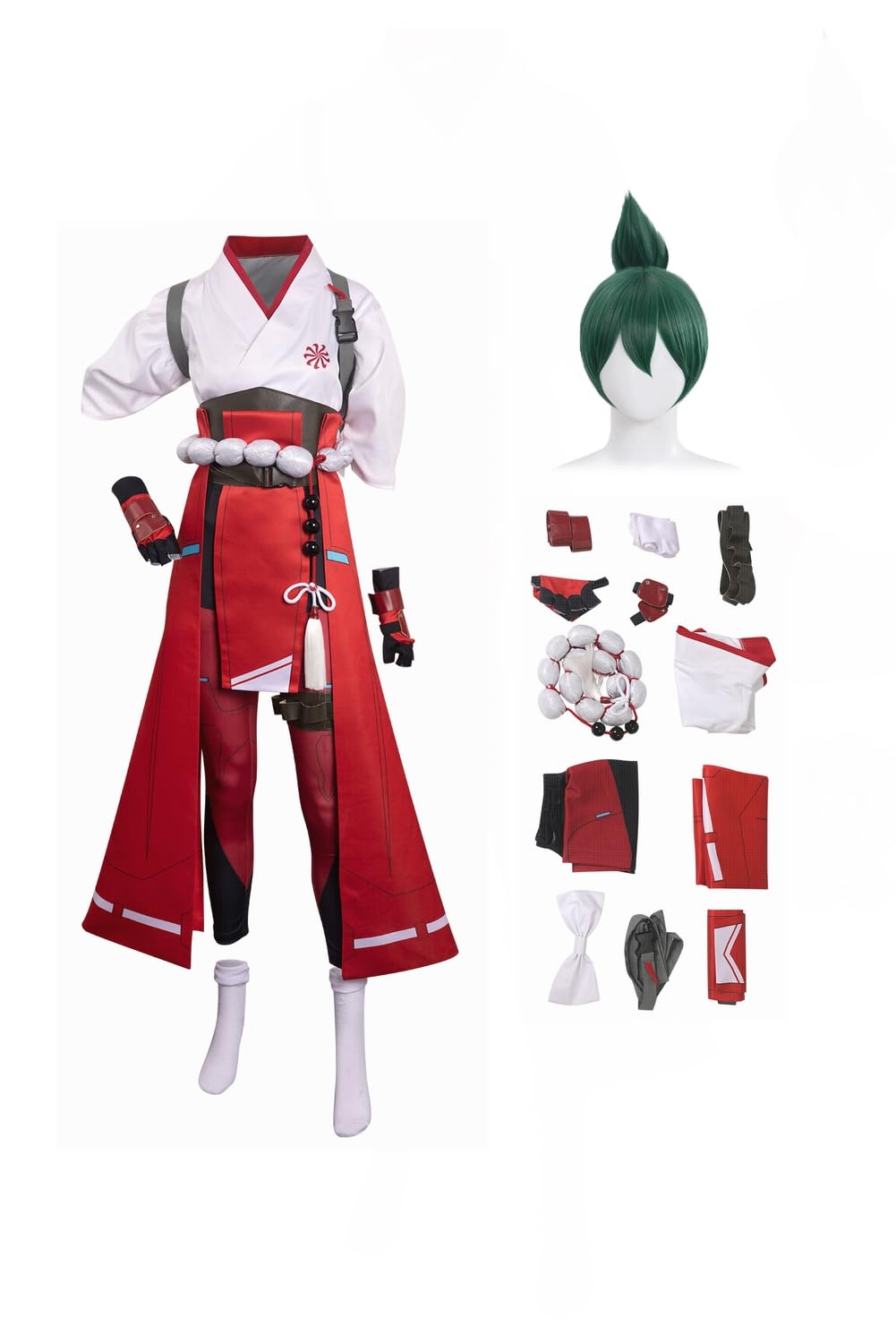 Kiriko Cosplay Kostüm Kimono OW Costume Kiriko Outfits Anzug Games Cosplay Set Halloween Karneval