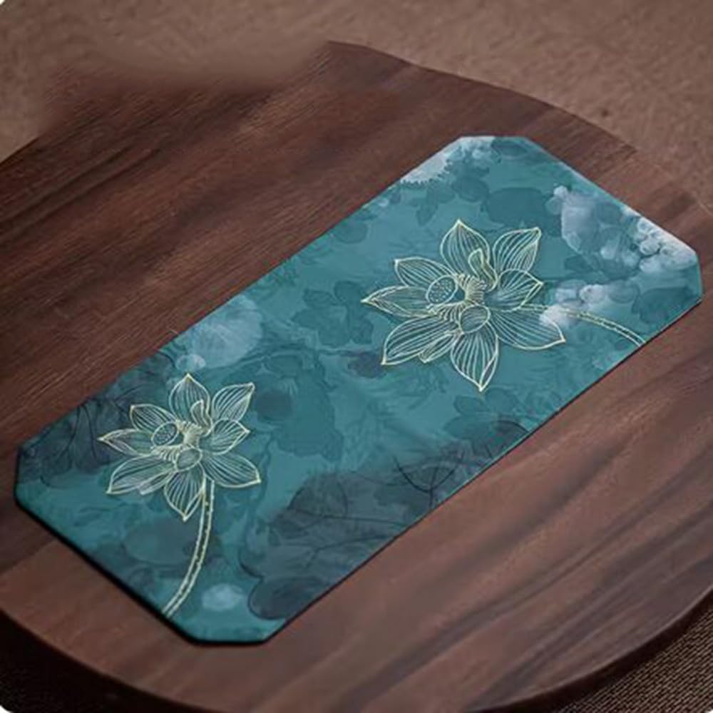 Tapis de thé étanche Zen chinois 48cm pour cérémonie du thé