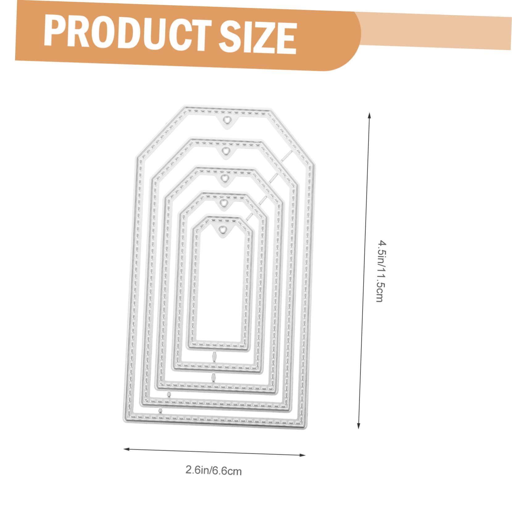 OSALADI DIY Embossing Stencil Metal Die Cut Mold Carbon Steel Craft Mold Card Making Dies Sturdy Embossing Template