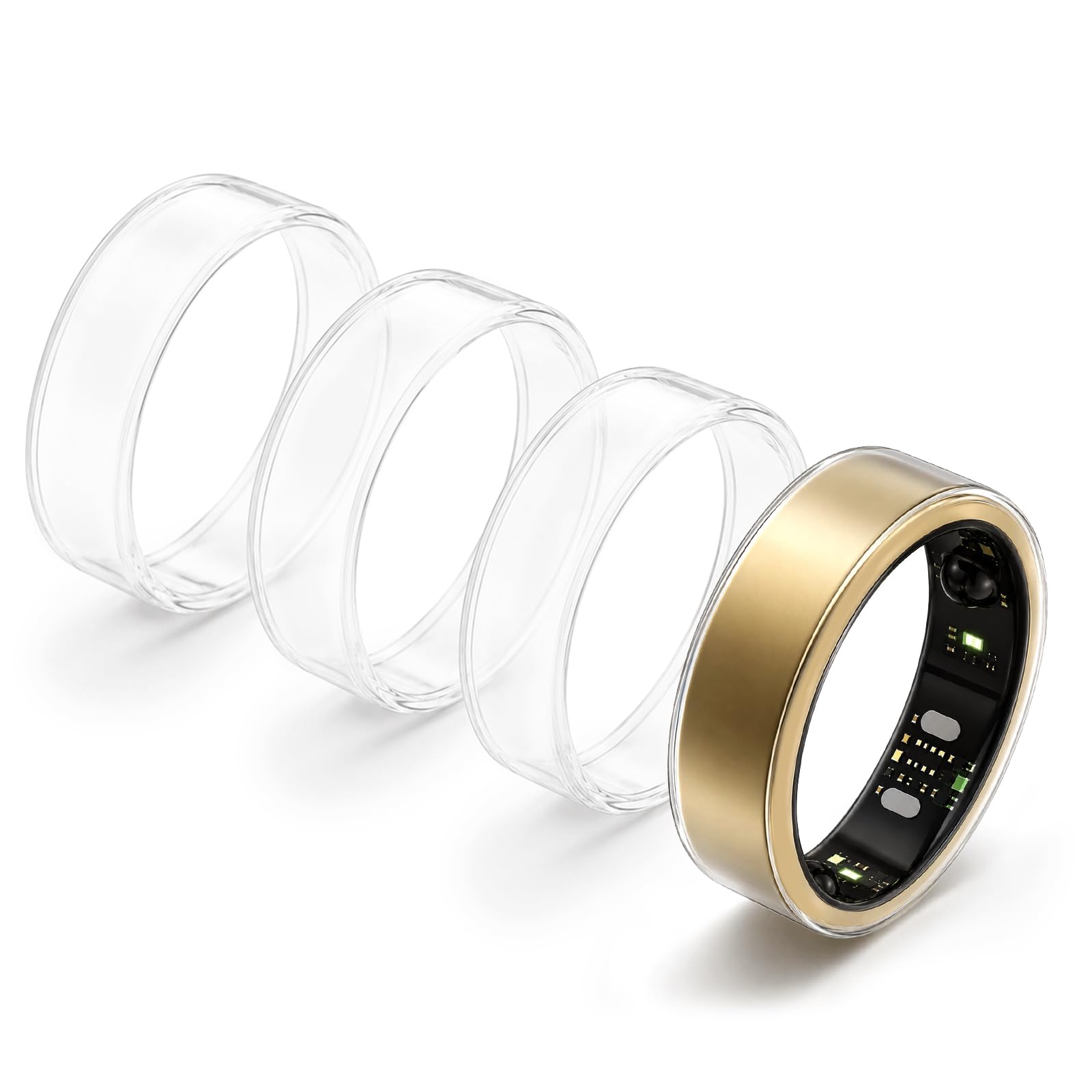4 Pack Clear TPU Ring Cover Compatible with RingConn Gen 3/Gen 2/Gen 2 Air