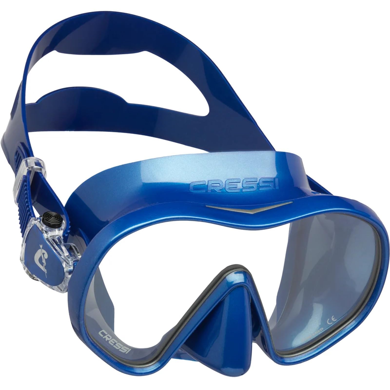 Cressi Máscara F-Dual (azul marino)
