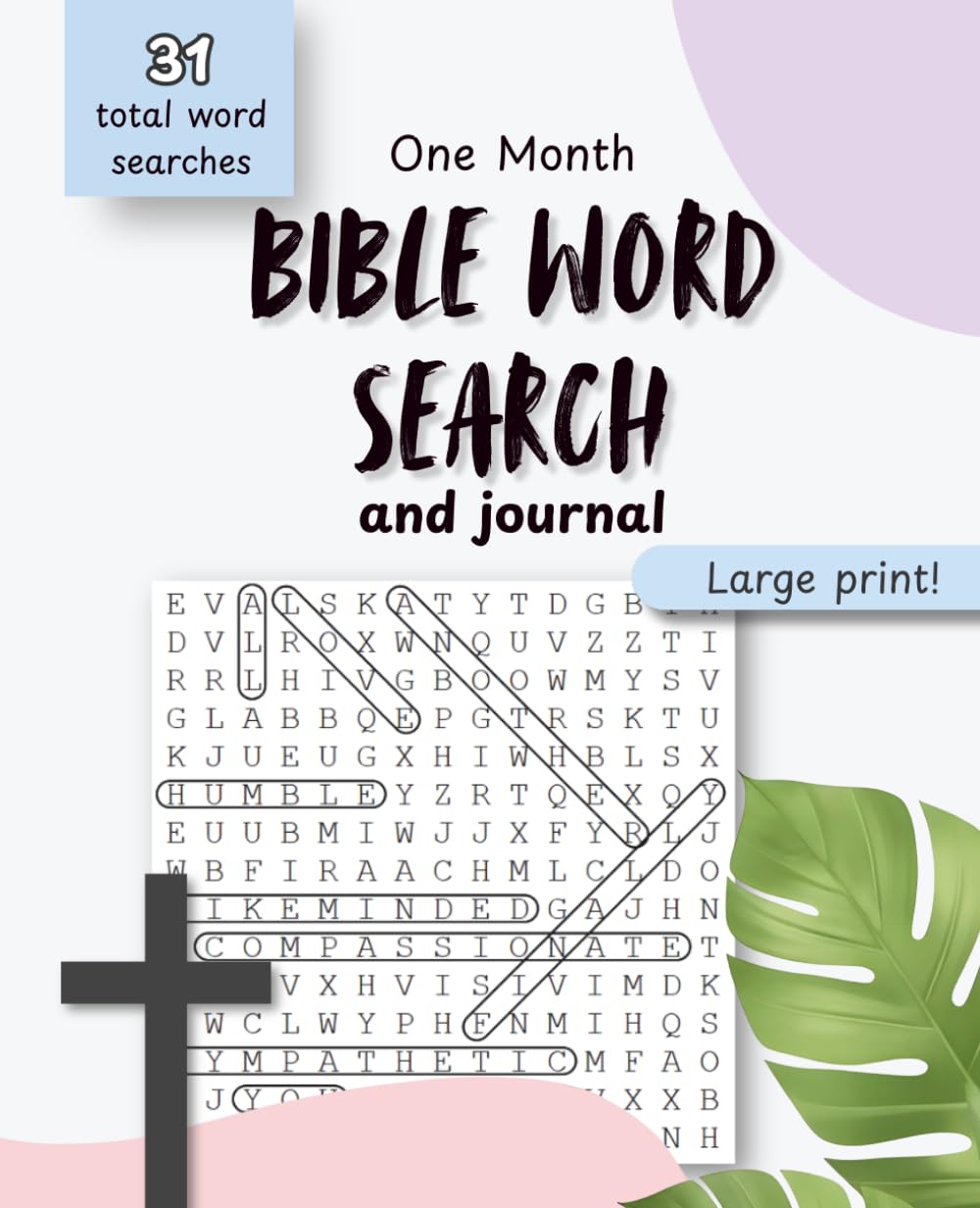 One Month Bible Word Search Journal