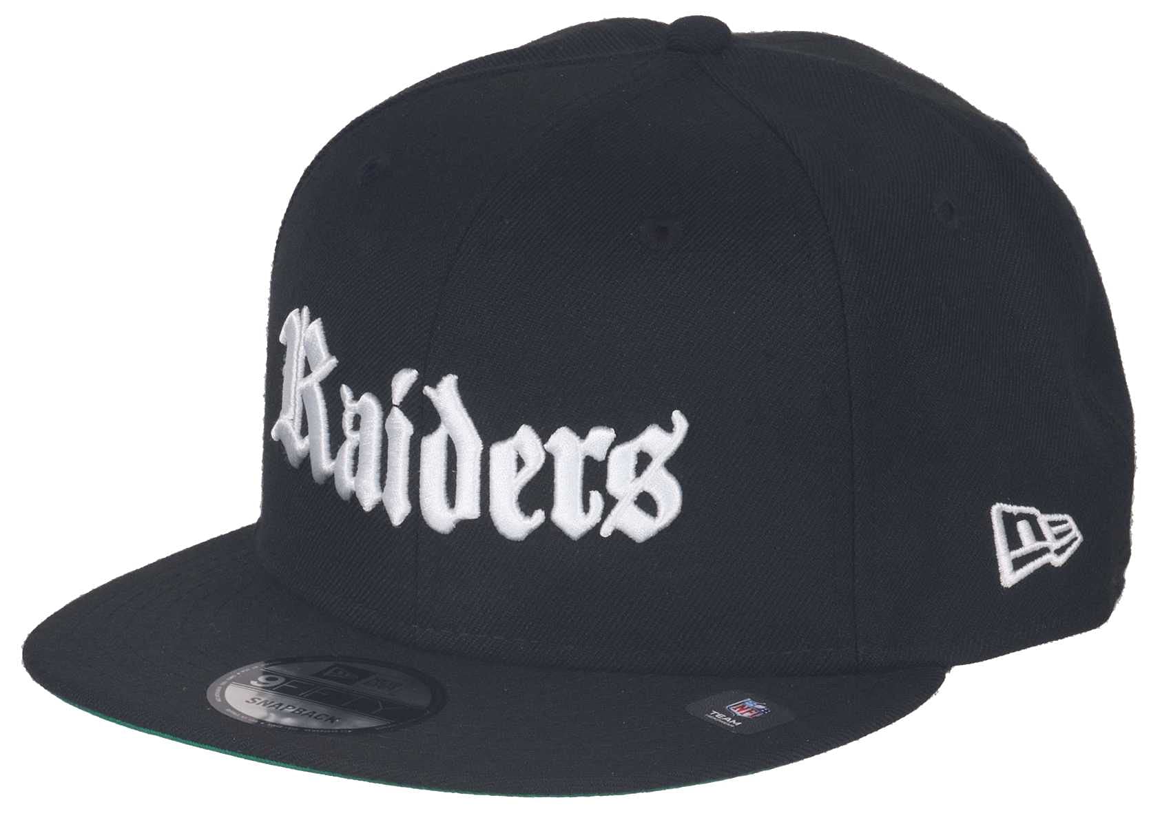 New Era Las Vegas Raiders Black Base Black White 9Fifty Snapback Cap