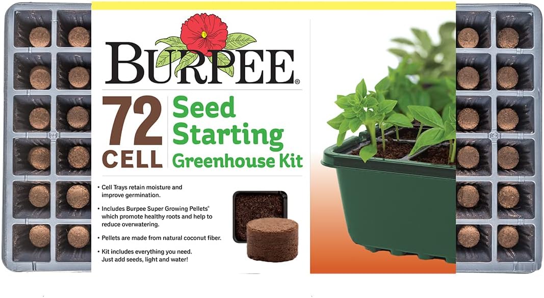Burpee 72 Cell Seed Starting Kit, One Size