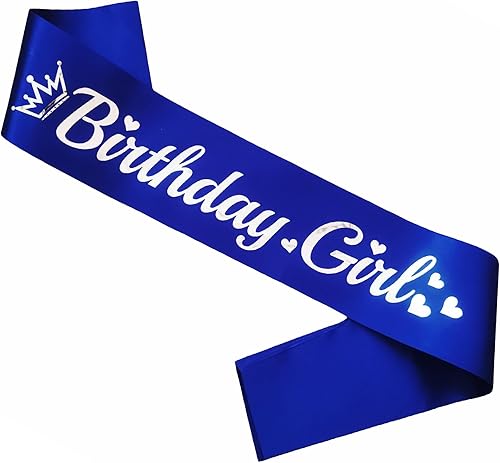 Miniatura 8 de Banda de cumpleaños rosa para niña, banda de cumpleaños de papel de aluminio plateado para niña, divertidas decoraciones de fiesta de cumpleaños,