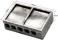 Vista 4 de Dimatteo Bank - Moldes para fregadero con 5 cavidades y 1,2.3 onzas, sin mango