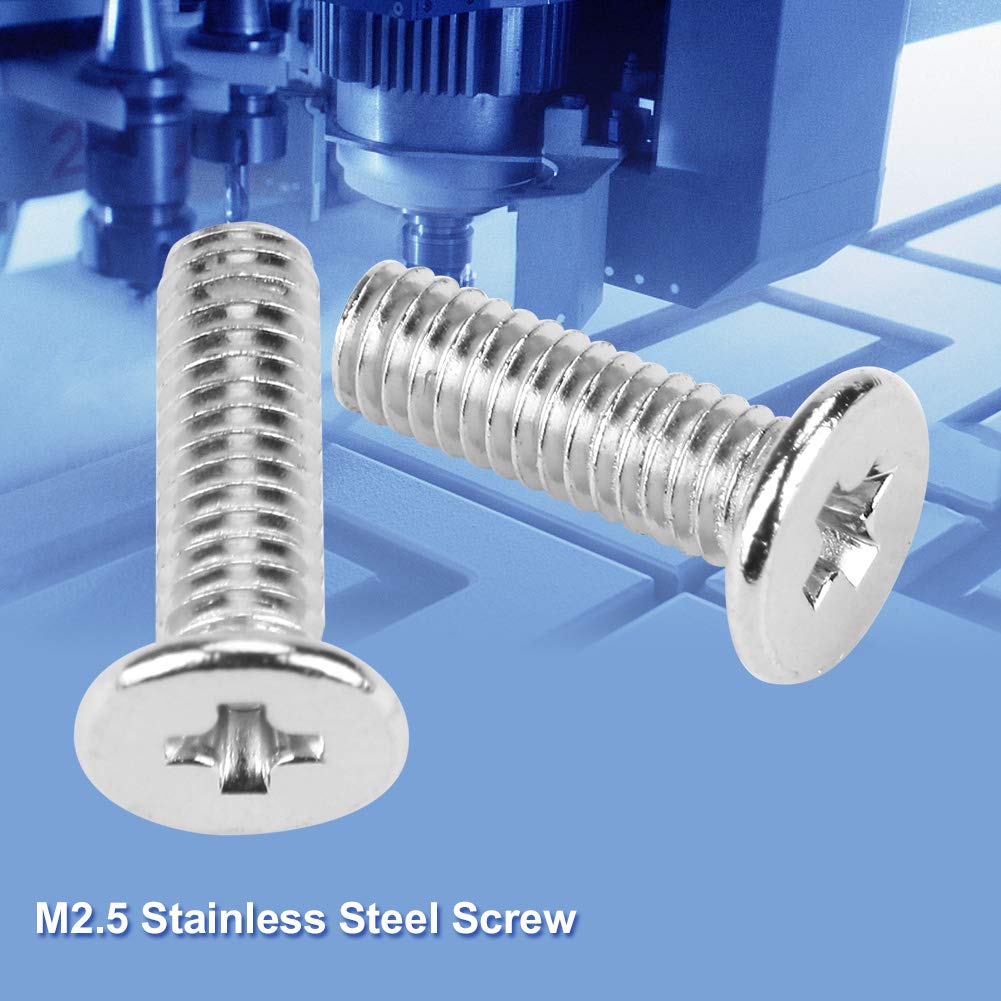 Viti Autofilettanti Per Metallo Kit 600 Viti M2/M2,5/M3 A Testa Piatta Per Riparazione C 1008995 - Foto 10