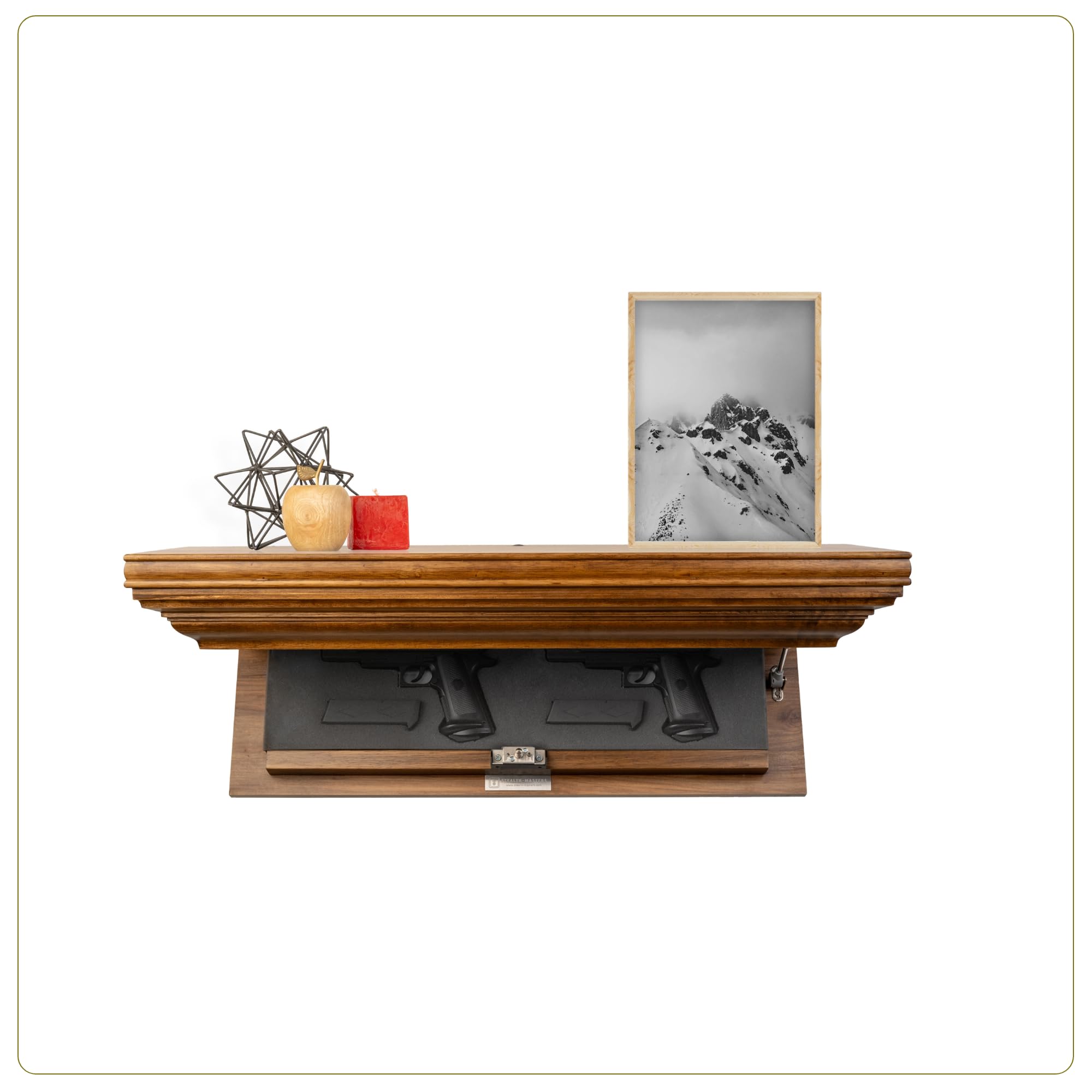 Stealth-Masters™ Bravo Handguns Concealment Shelf (Espresso)