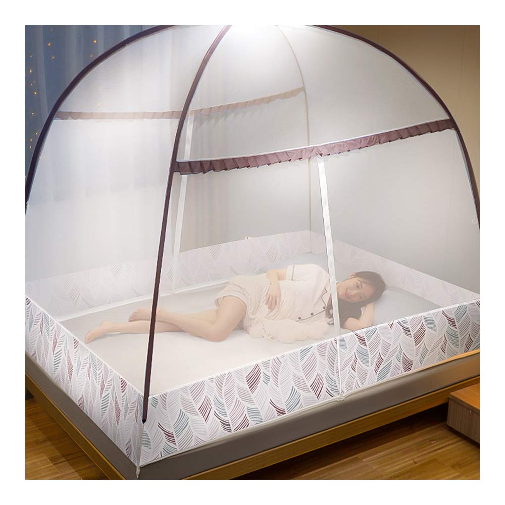 Moustiquaire pop-up pour lit de 1,5 x 2 m pliable et compacte