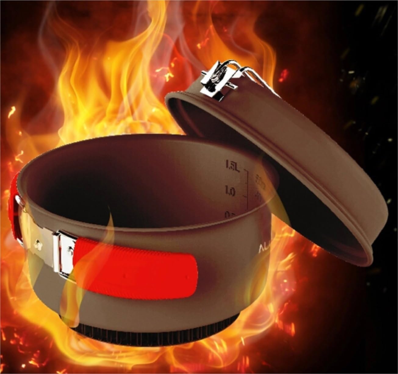 Popote Bivouac Camping en Plein Air Portable Pique-Nique Ensemble De Cuisine Pots Pique-Nique Camping Ustensiles De Cuisine Cuisine de Camping