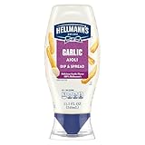 Hellmann's Garlic Dip & Spread Garlic Aioli for French Fries, Sandwiches, Burgers & More Made With 100% Certified Vegan Ingredients 11.5 oz