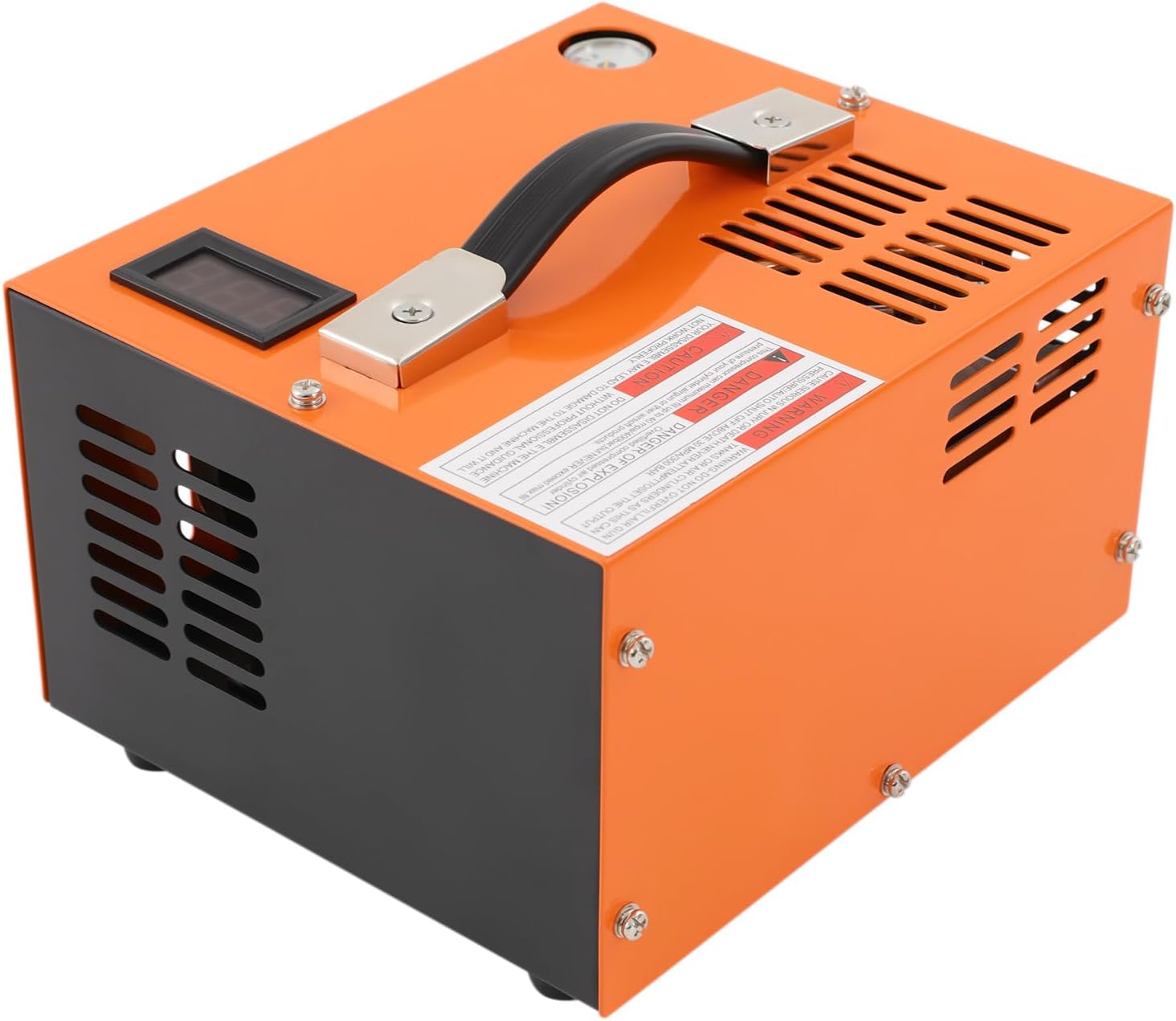 Air Compressor, 110 V 300W High Pressure Air Pump 4500PSI/30MPa 12V DC Portable PCP Air Compressor w/Alligator Clip Power Cord for Air Pistols PCP Air Guns & Mini-Diving Bottles