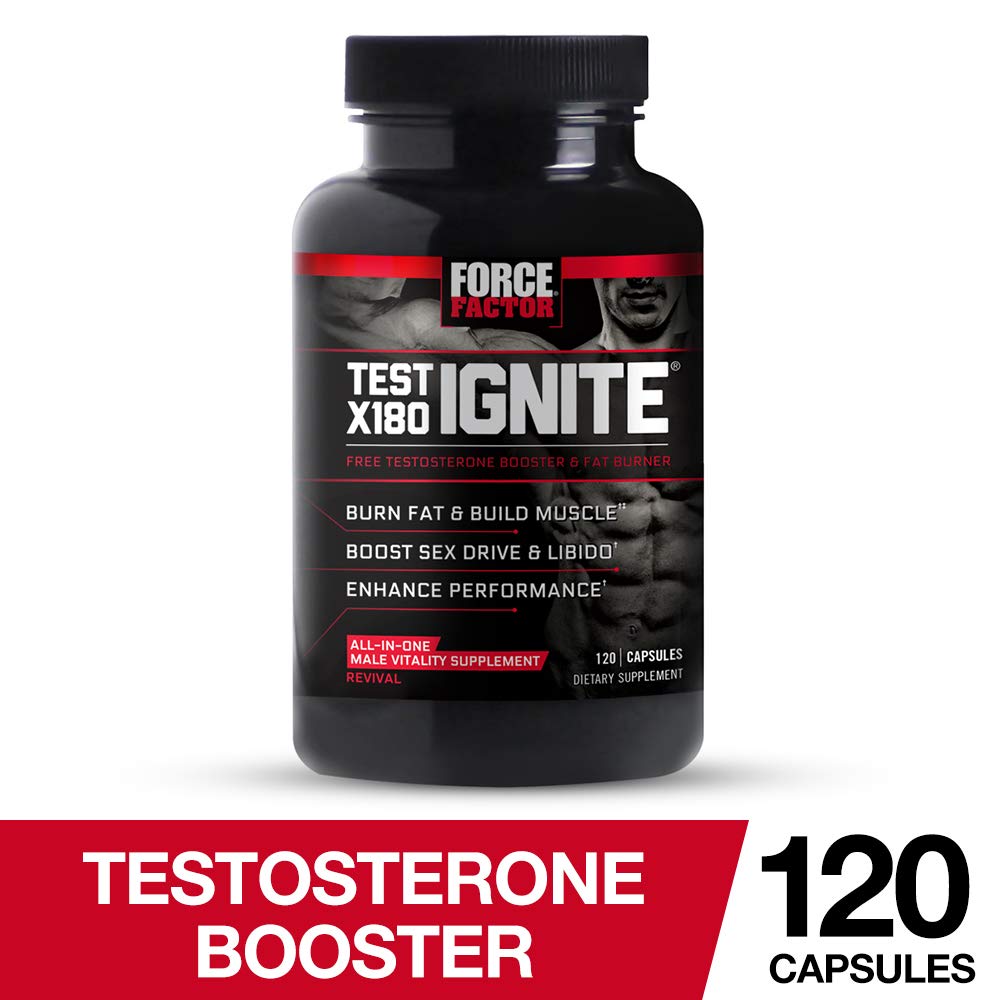 Test X180 Ignite Total Testosterone Booster for Men with Fenugreek Seed