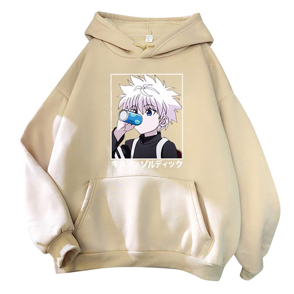 Hoodies Anime Killua Hisoka Gon Manga Graphic Hooded Sweatshirts Pullovers