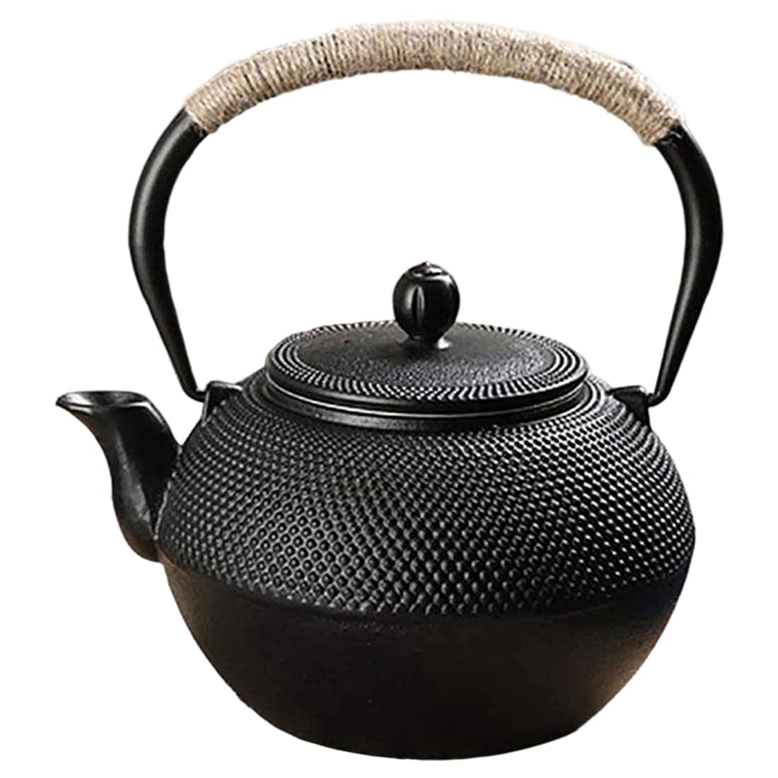 Hndhbfgrt Japanese for Oolong Tea Compatible Cast Iron Tea Pot with Stainless Steel Infuser 1200ML Boiling Water Kettle