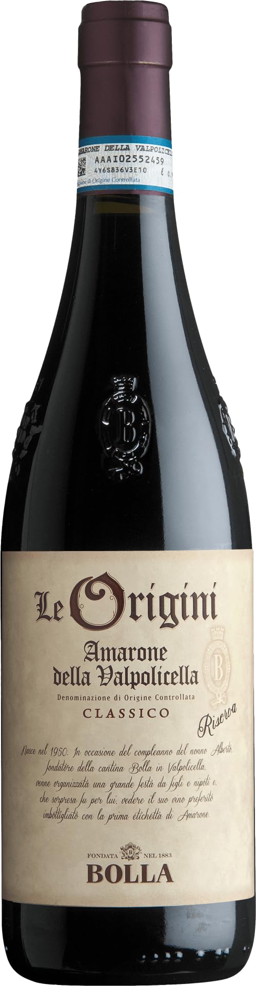 Bolla Amarone reserve The Origins 2013