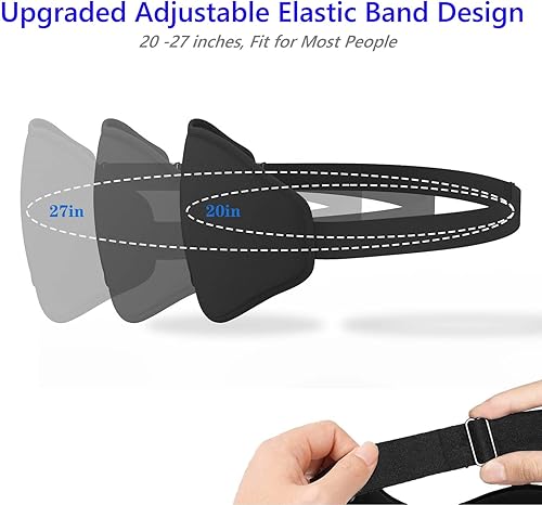 Miniatura 4 de Máscara de sueño 3D para mujeres y hombres, cubierta de ojos, antifaz súper cómoda para dormir y extensiones de pestañas, 100% opaca para vuelo,