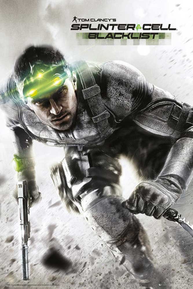 Lot De 2 Posters Jeux Vidéo - Metal Gear Solid V Ground Zeroes + Splinter Cell Blacklist