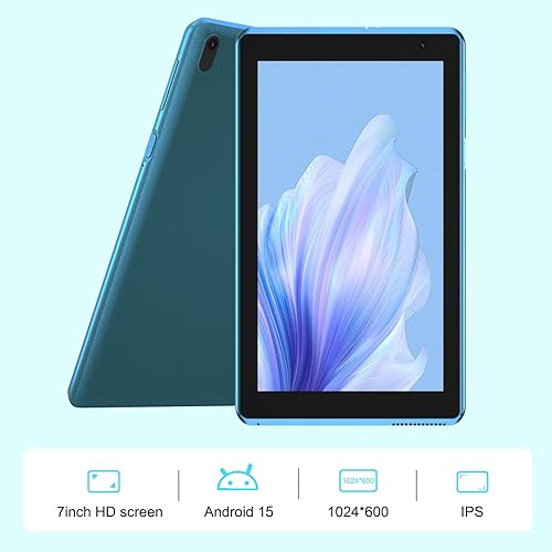 Miniatura 4 de YQ10SGOLD Tablet Android 13 de 10.1 pulgadas con 6 GB de RAM, 64 GB de ROM, cámaras duales, teclado 2 en 1, funda plegable, GPS