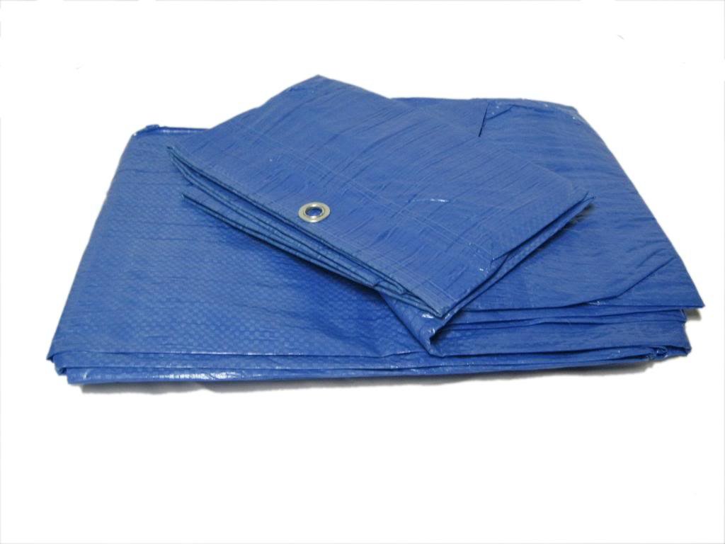 Heavy Duty Tarpaulin 9' x 12' | 2.7 x 3.6 Metres Contractor Waterproof Sheet