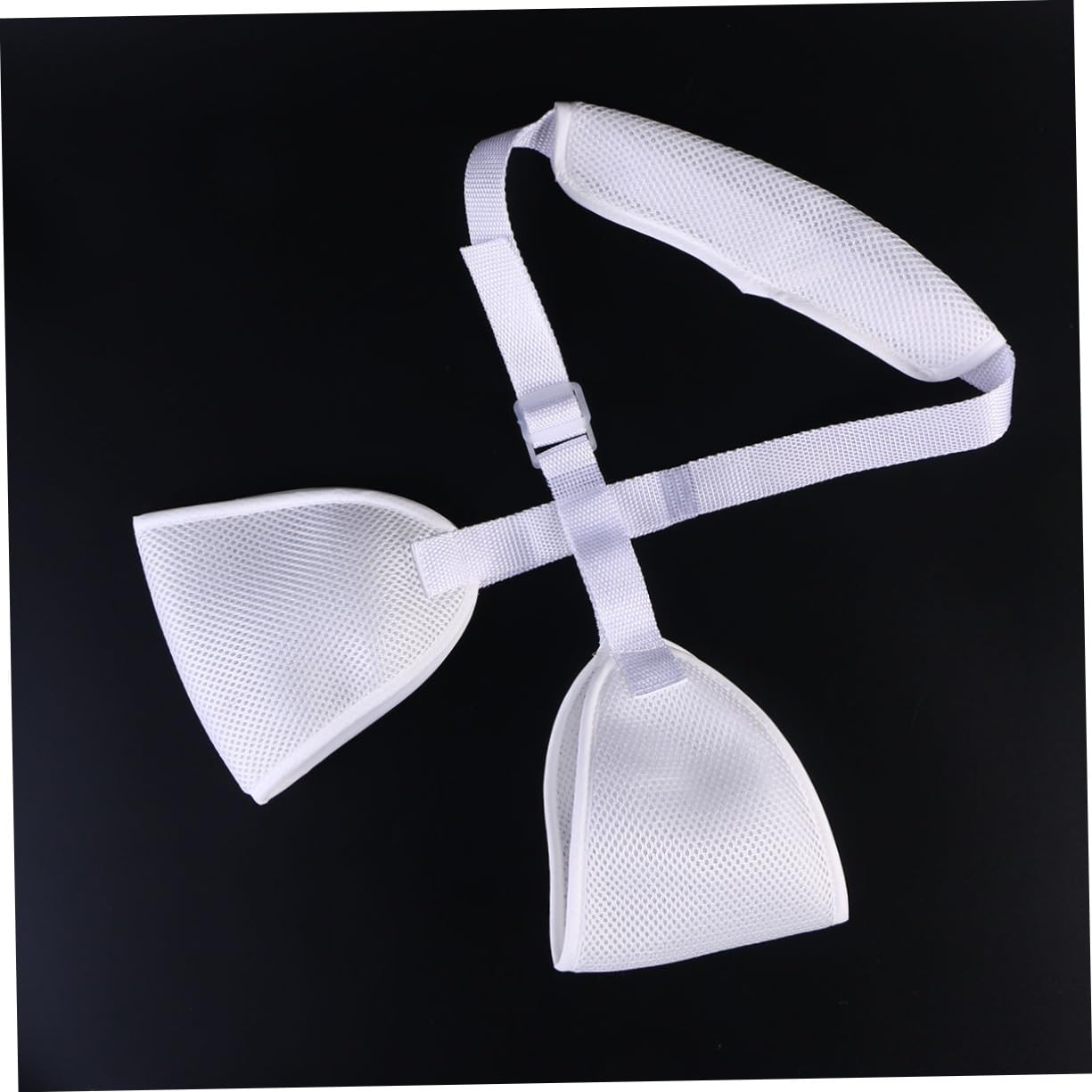 IWOWHERO Sling Shoulder Immobilizer Sling Dislocated Arm Support White Elastic Adjustable for Broken Elbow