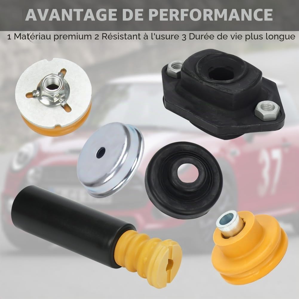 Amortisseur Arrière de Suspension Compatible avec Série 1 Série 3 X1 E81 E82 E84 E87 E88 E90 E91 E92 E93 33506771737