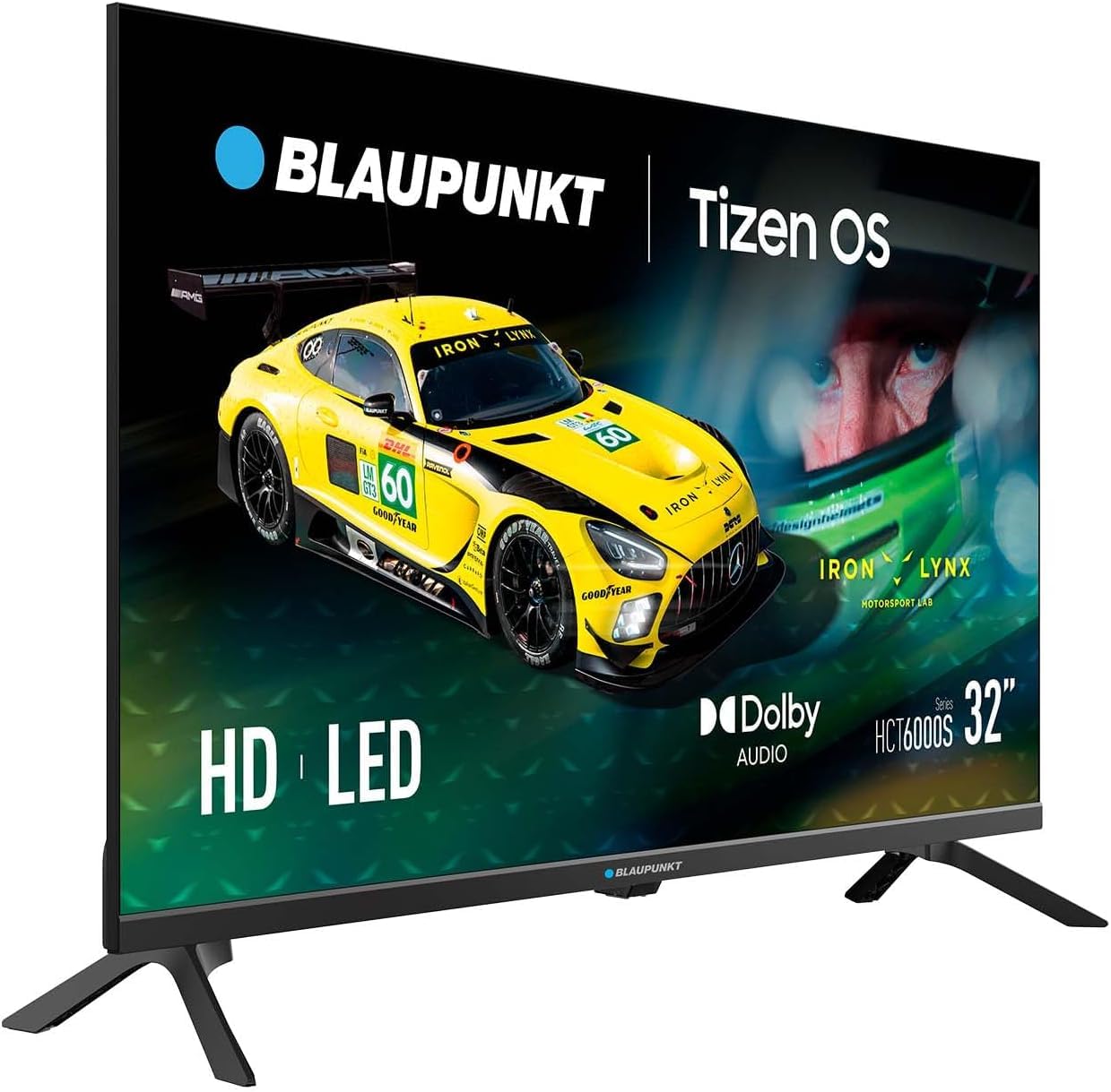 BLAUPUNKT 32HTC6000S Televisor Inteligente LED HD de 32", Tizen 8.0, Wi-Fi, Bluetooth 5.1, Dolby Digital Plus, HDMI/USB,