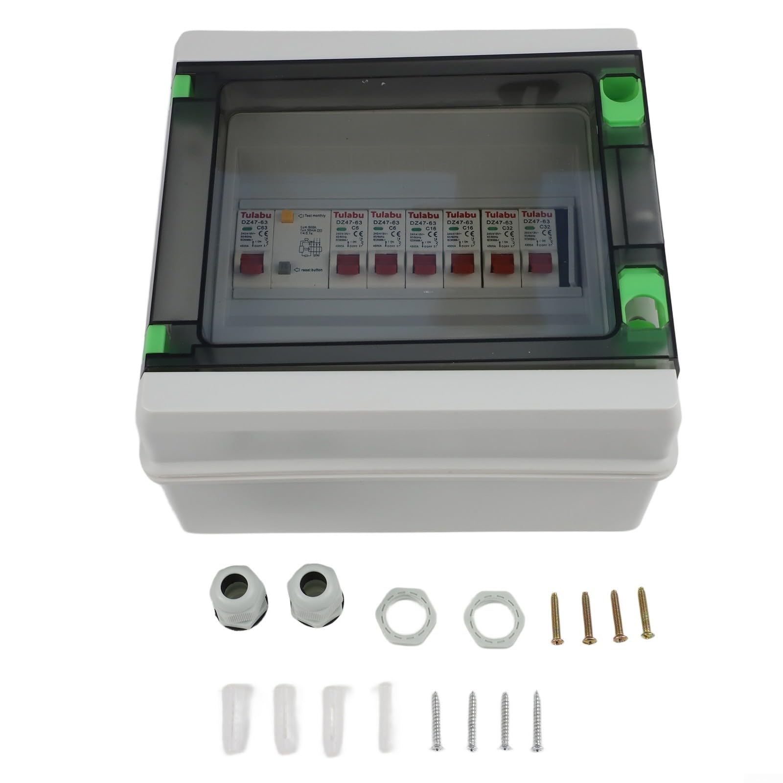Caja de distribución impermeable bidireccional para disyuntores, para uso en exteriores con diseño robusto y protección rápida contra fallos (HA-9WAY)