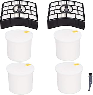 I-clean Replace Shark NV752 Filters, Filter Kits Compatible With Shark Rotator Powered Lift-Away Vacuum AZ1002,NV750, NV750W, NV751, NV650, NV651, NV650W,APEX AX950, AX951, AX952，4 Foam + 2 Post Filters