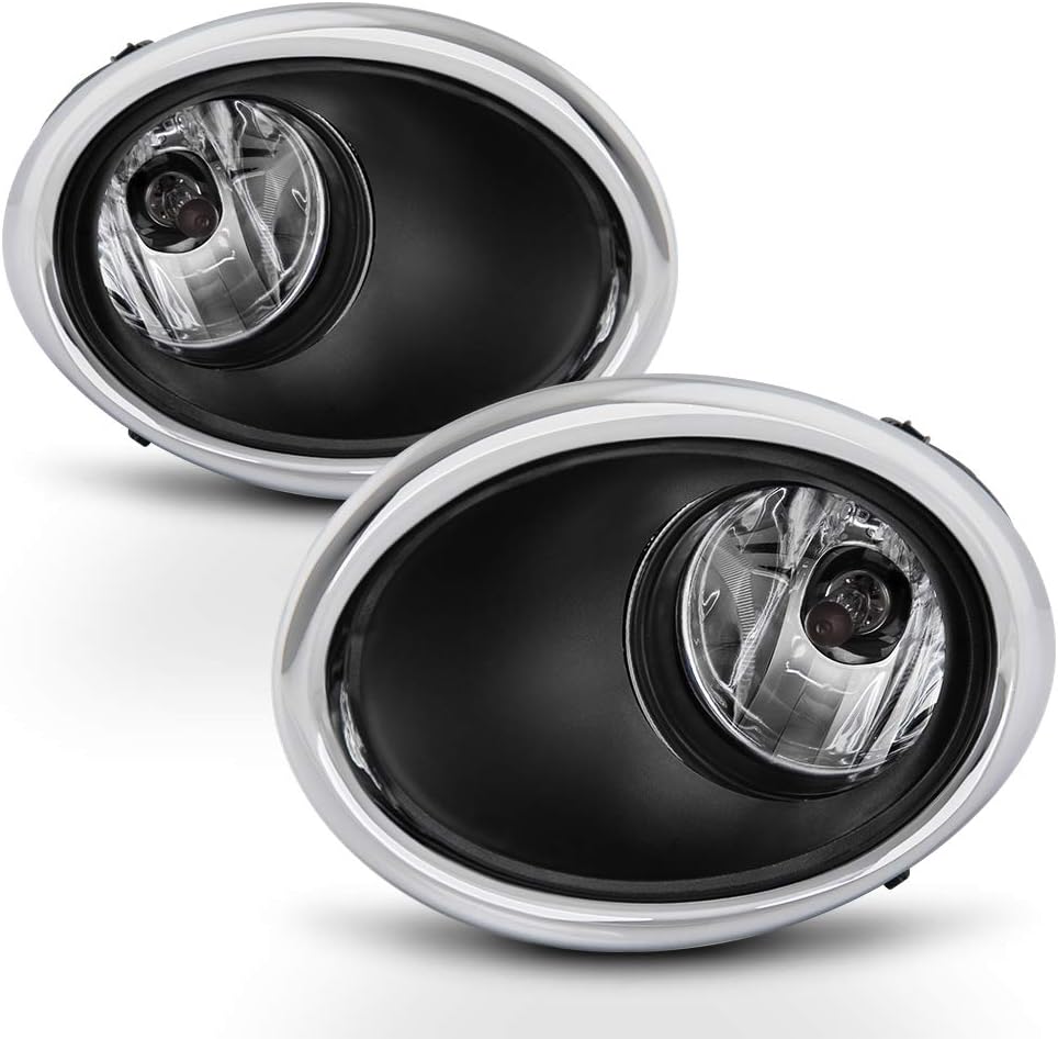 ACANII - For 2017-2019 Nissan Rogue Sport Bumper Fog Lights Driving Lamps Kit Assembly Driver & Passenger Side